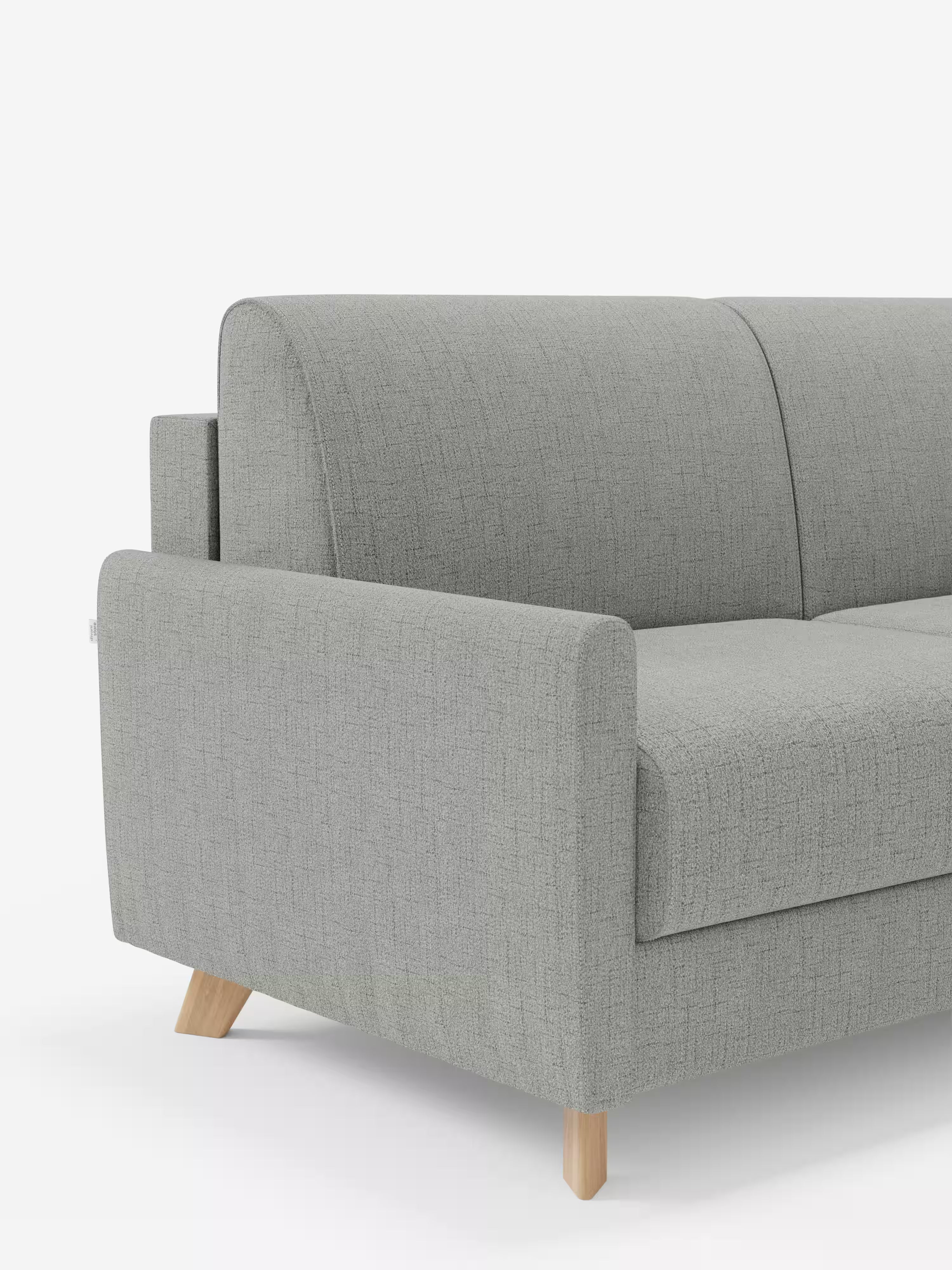 Edgar Divano letto moderno con penisola contenitore – tessuto tecnico impermeabile