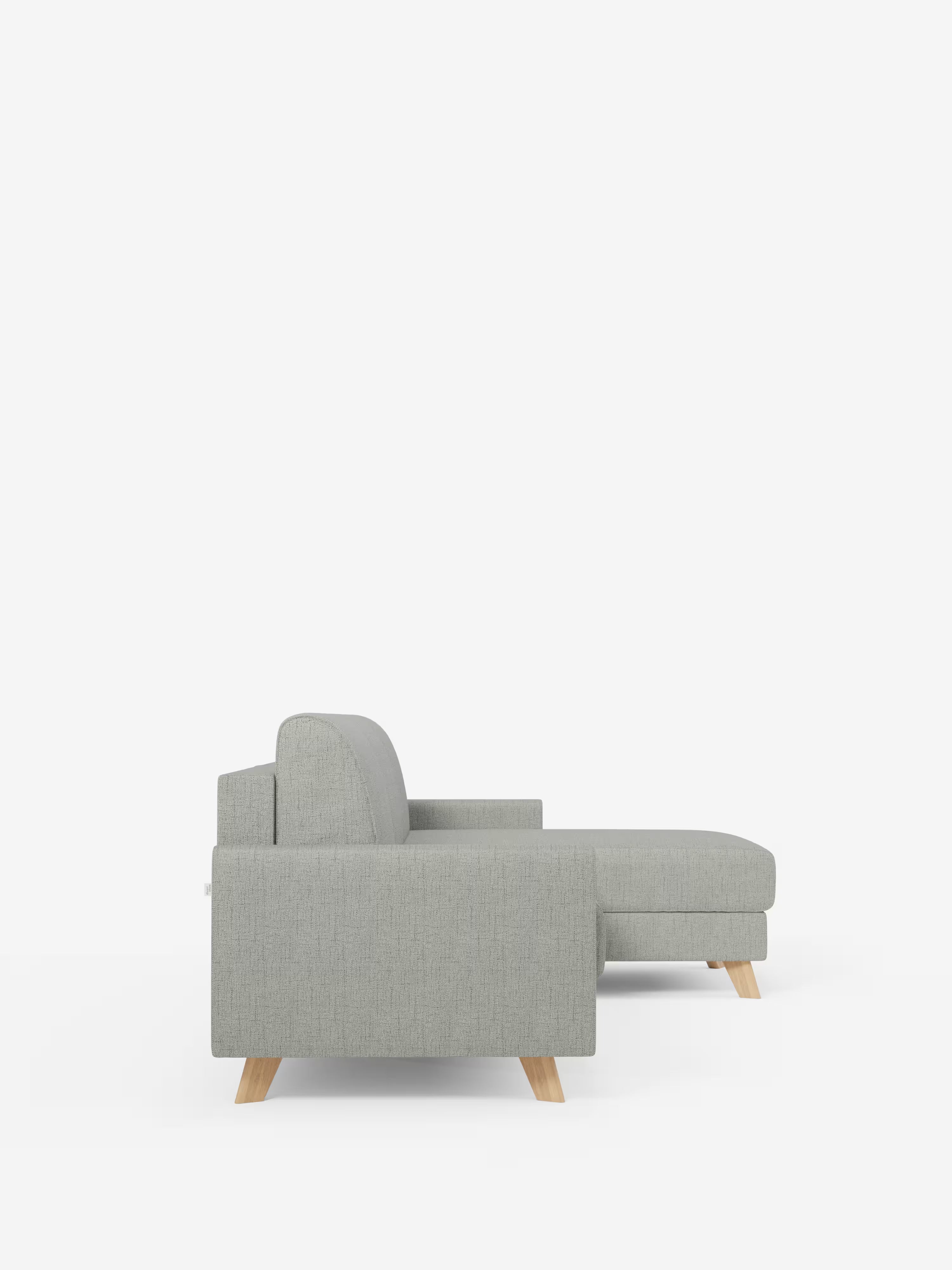 Edgar Divano letto moderno con penisola contenitore – tessuto tecnico impermeabile