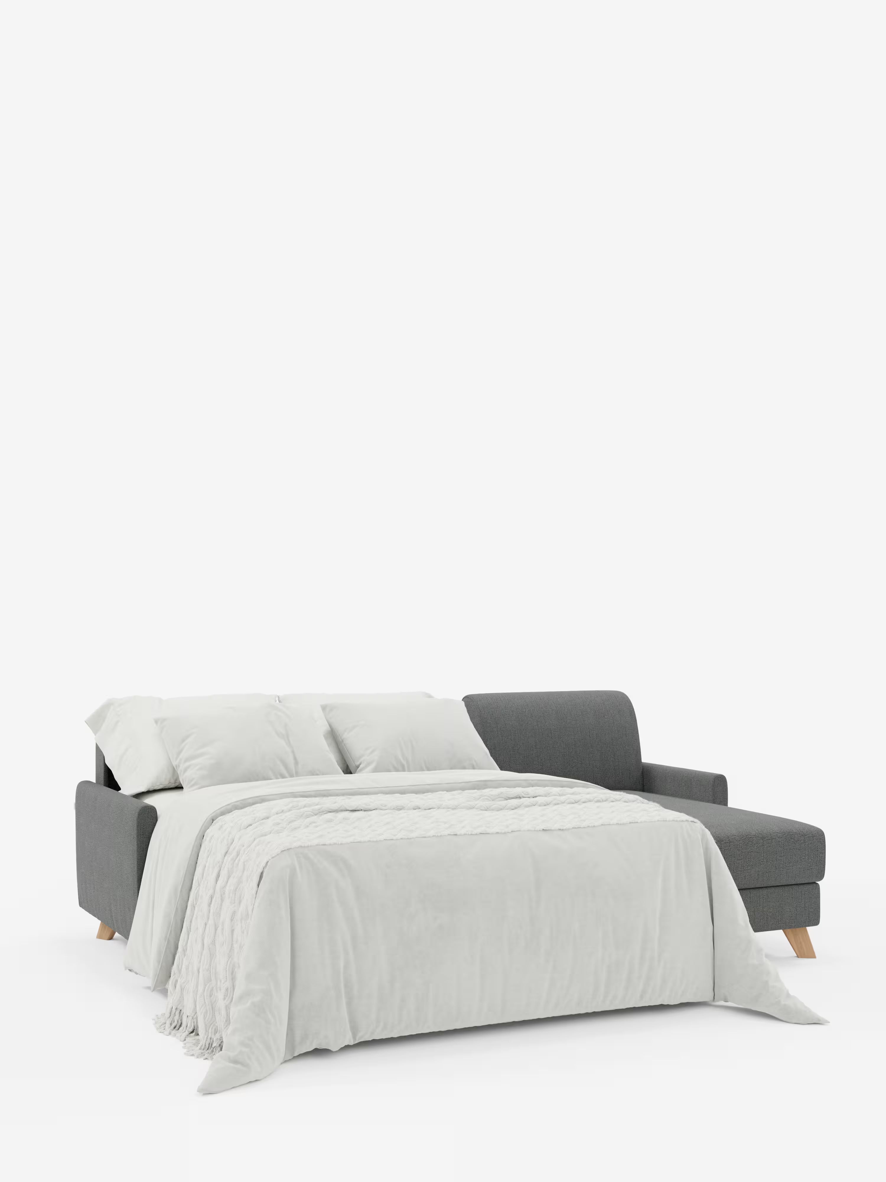 Edgar Divano letto moderno con penisola contenitore – tessuto tecnico impermeabile