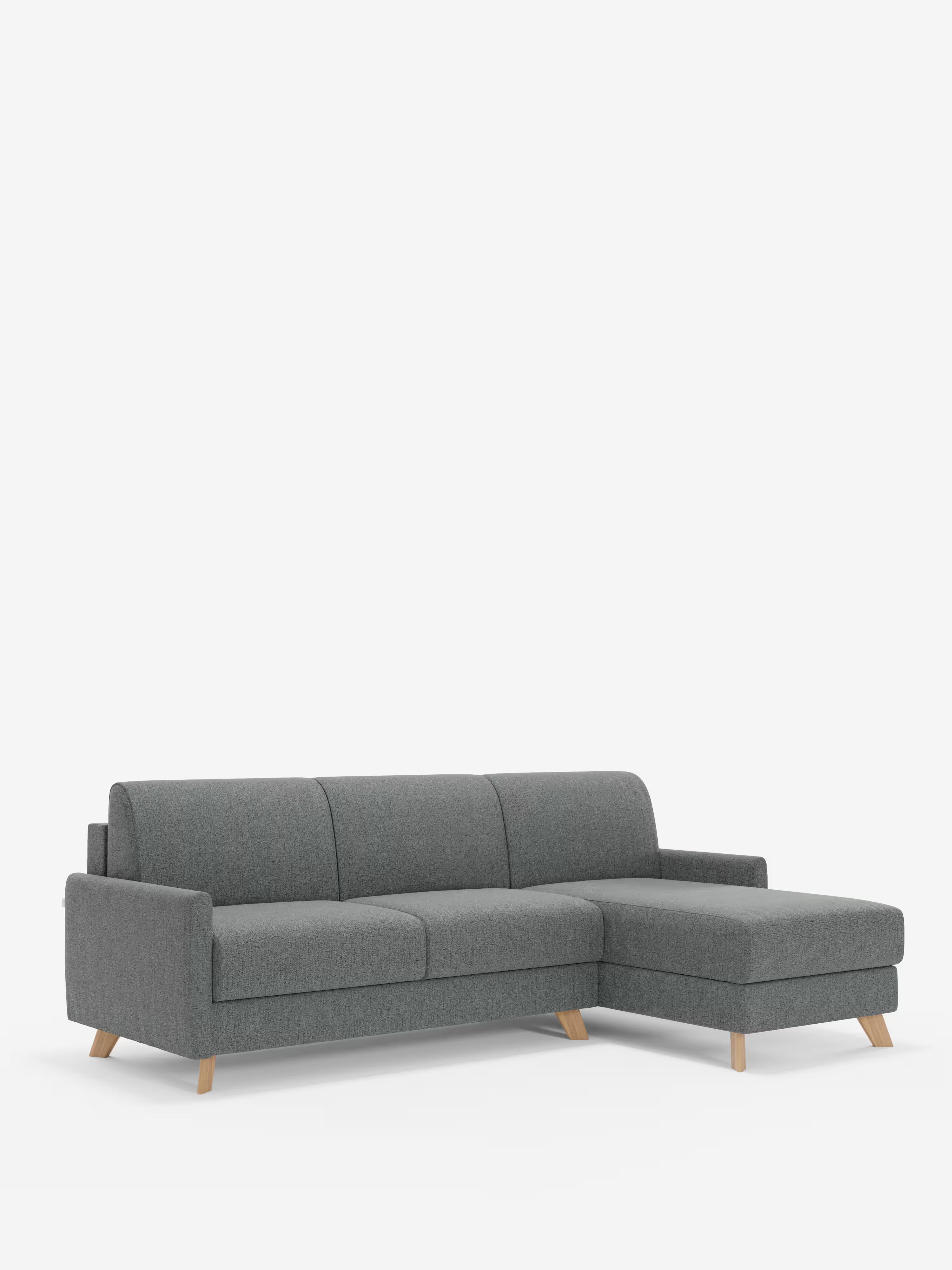 Edgar Divano letto moderno con penisola contenitore – tessuto tecnico impermeabile