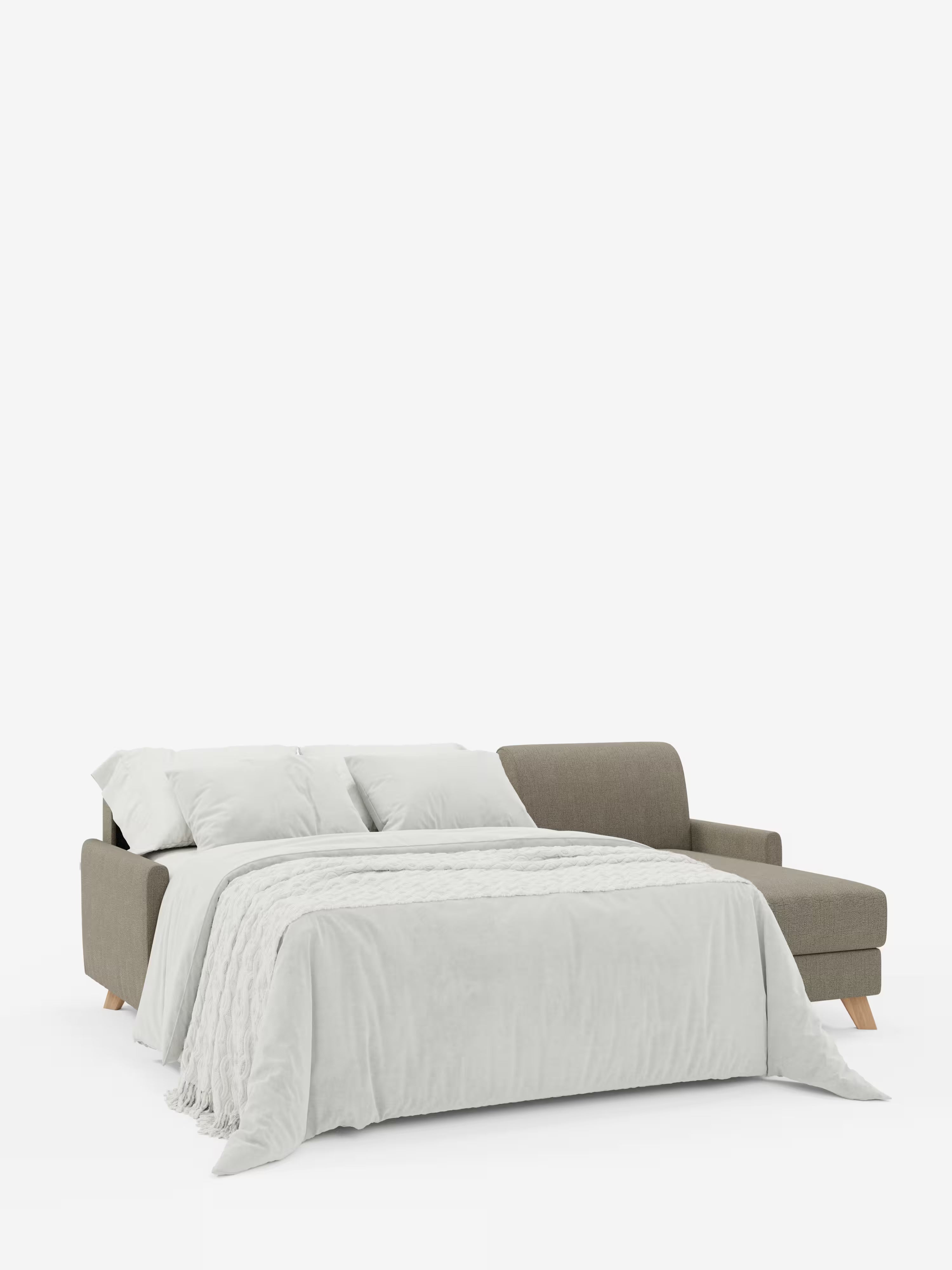 Edgar Divano letto moderno con penisola contenitore – tessuto tecnico impermeabile