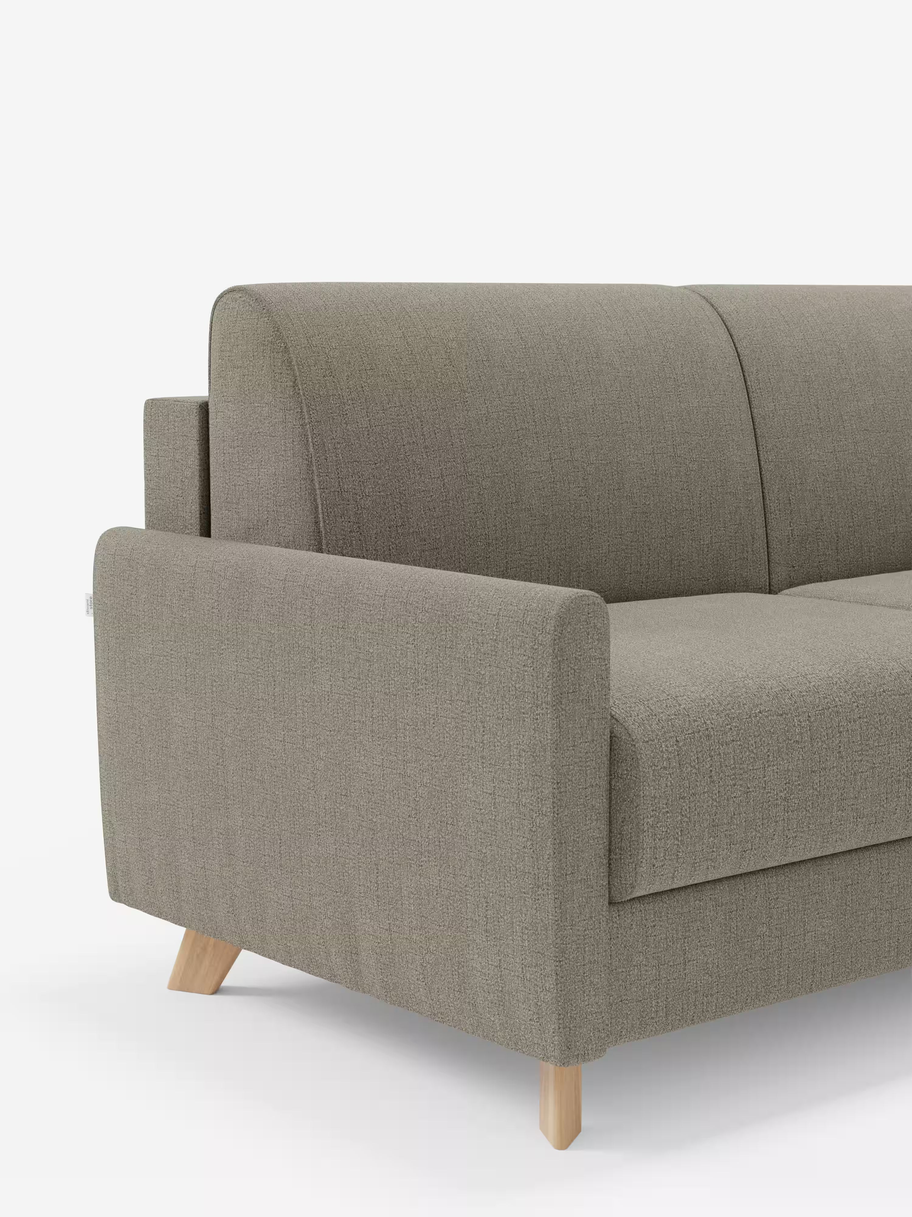 Edgar Divano letto moderno con penisola contenitore – tessuto tecnico impermeabile