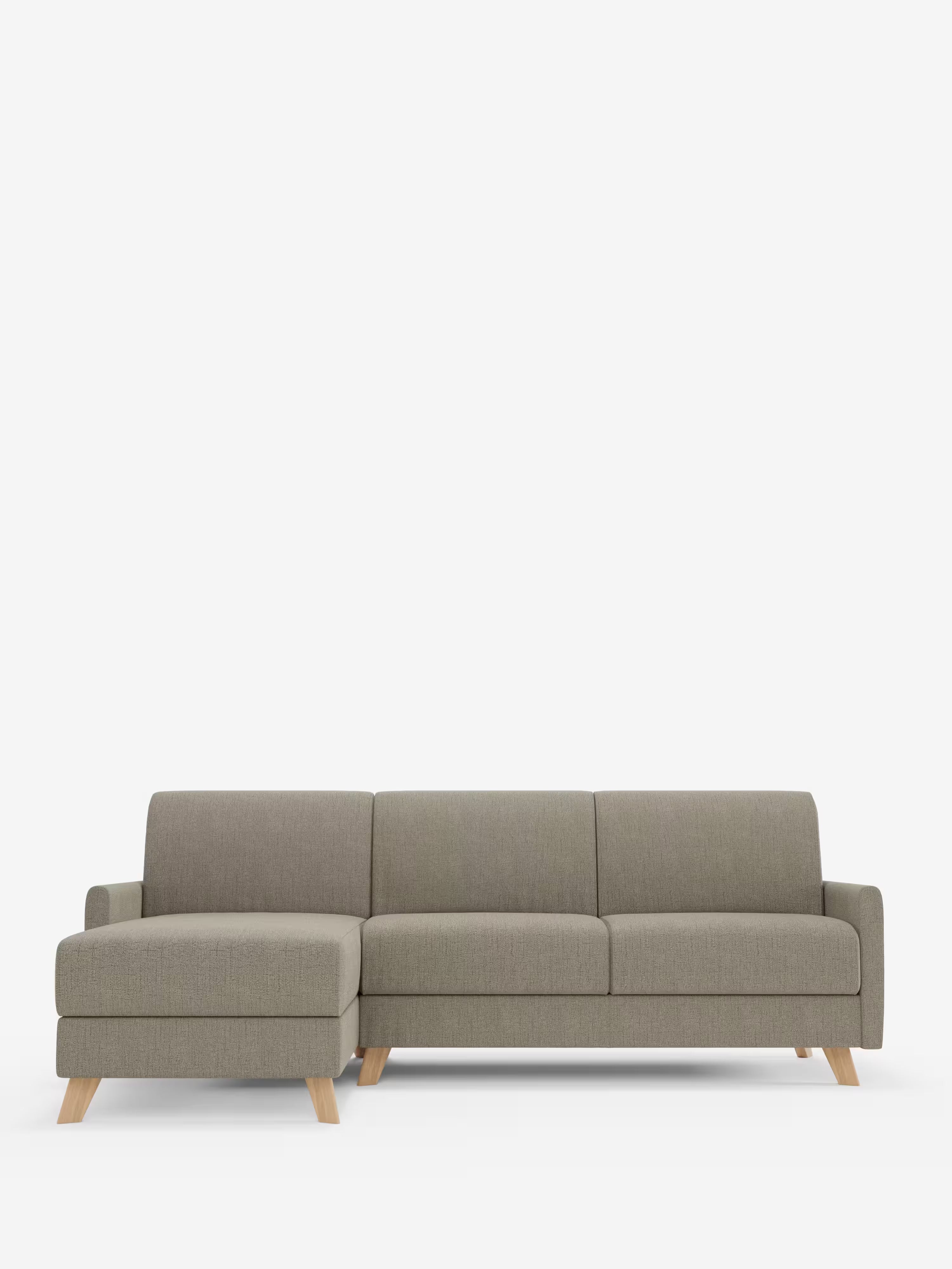 Edgar Divano letto moderno con penisola contenitore – tessuto tecnico impermeabile