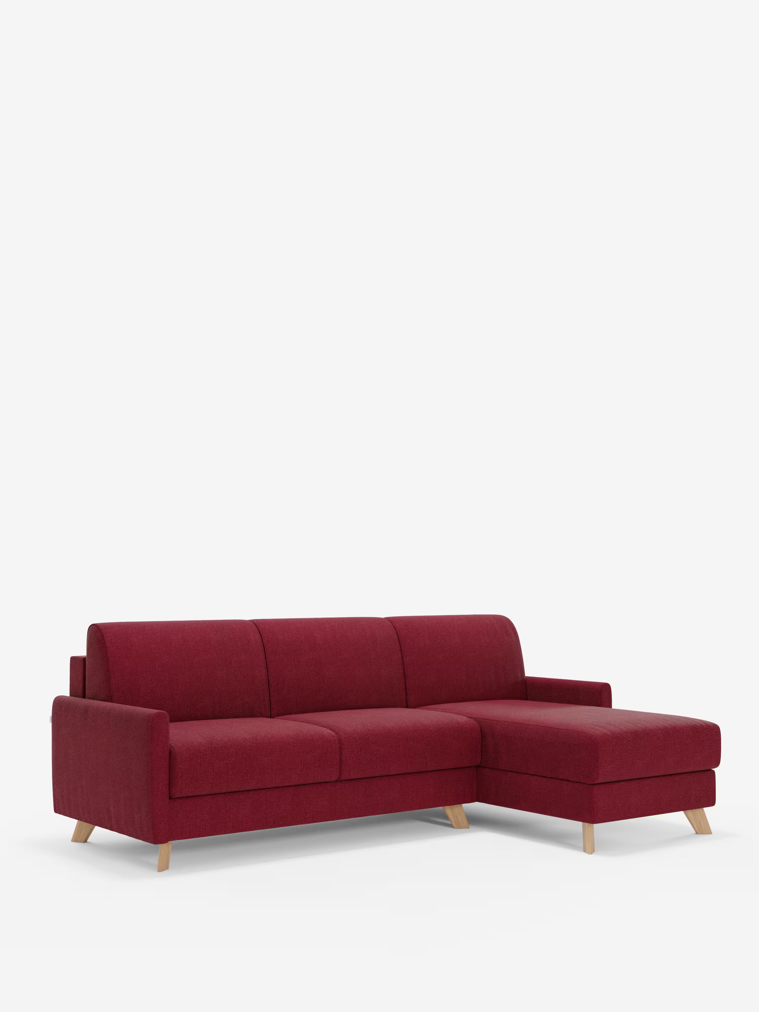Edgar Divano letto moderno con penisola contenitore – tessuto tecnico impermeabile