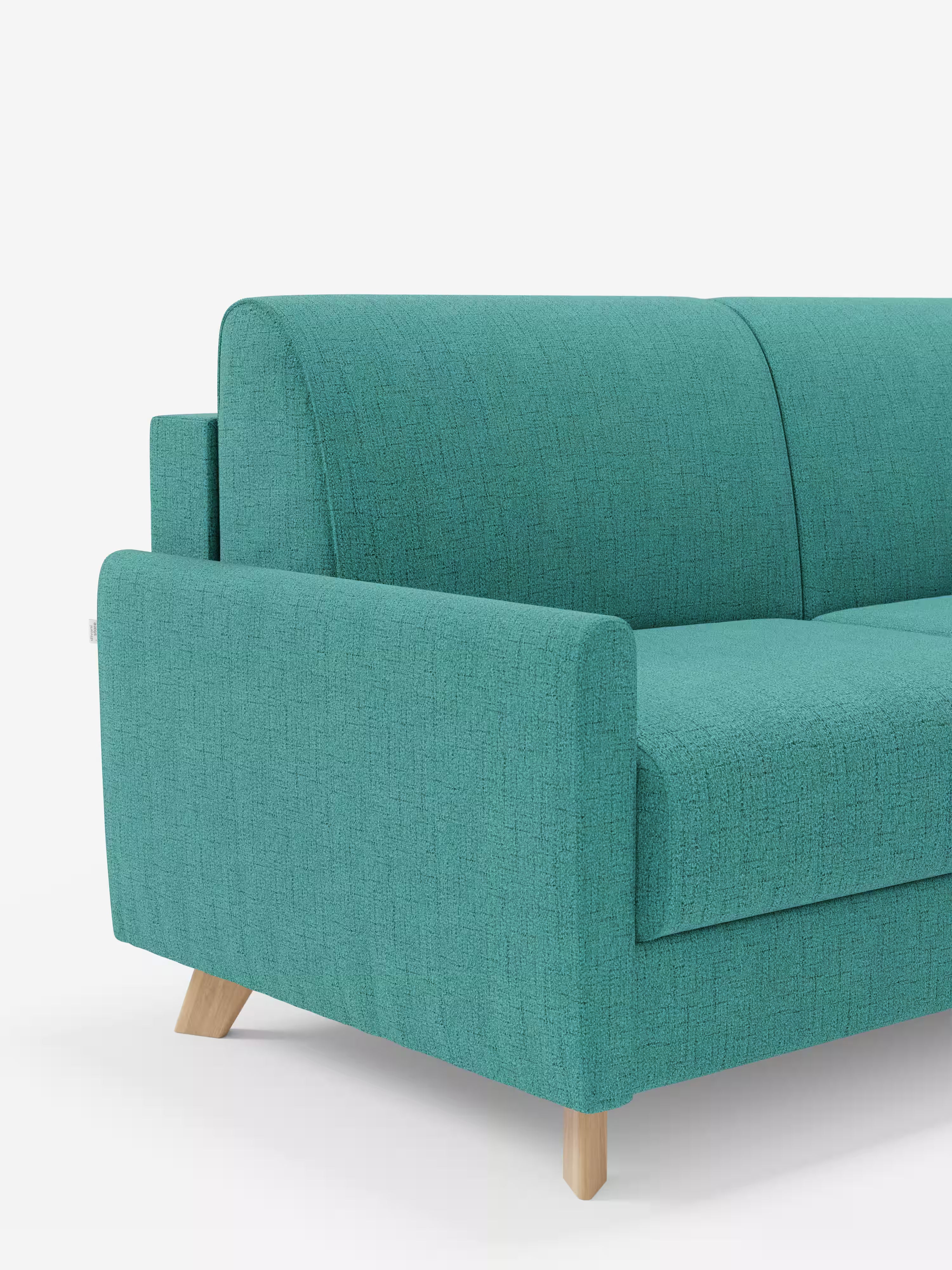 Edgar Divano letto moderno con penisola contenitore – tessuto tecnico impermeabile