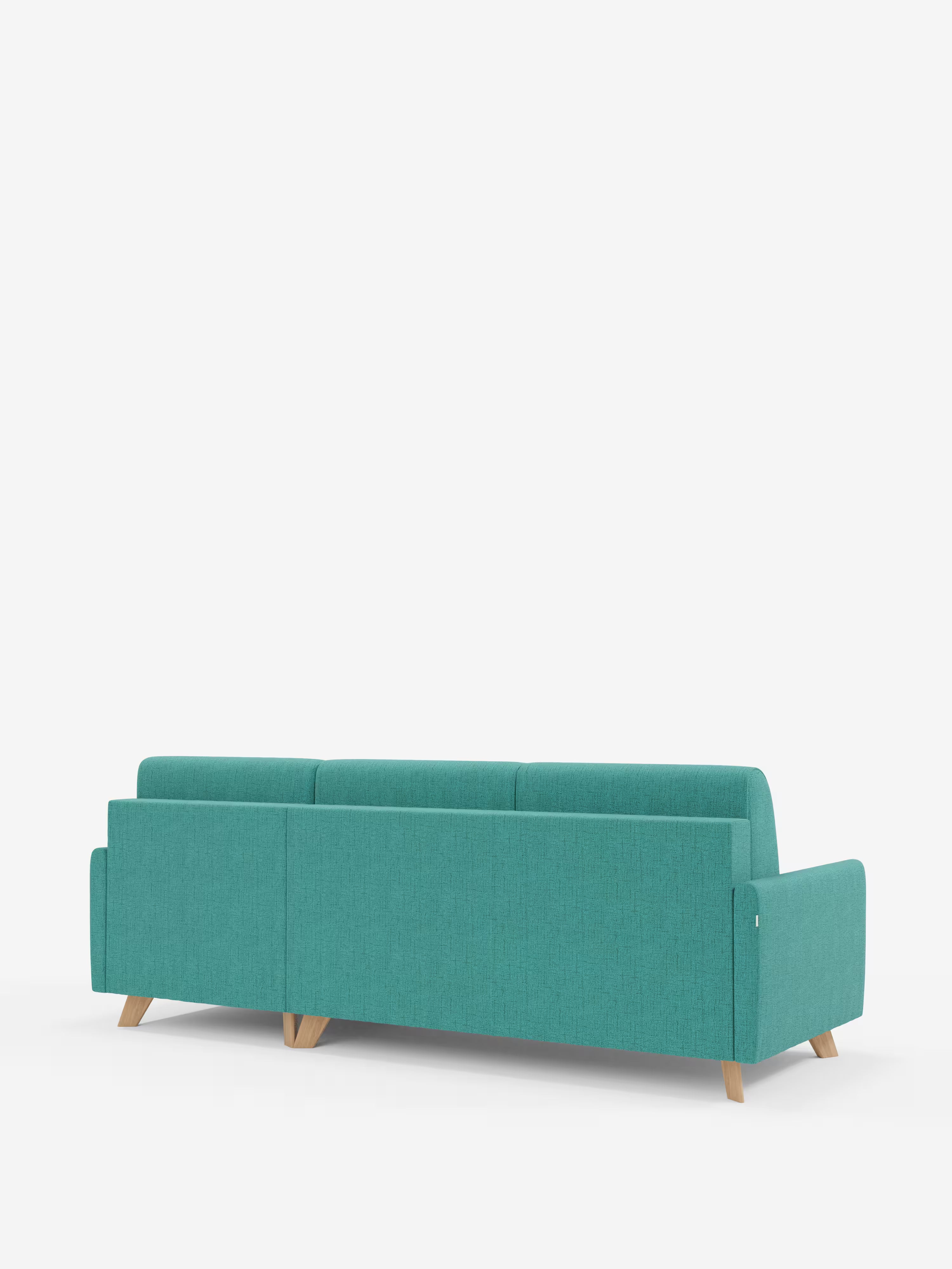 Edgar Divano letto moderno con penisola contenitore – tessuto tecnico impermeabile