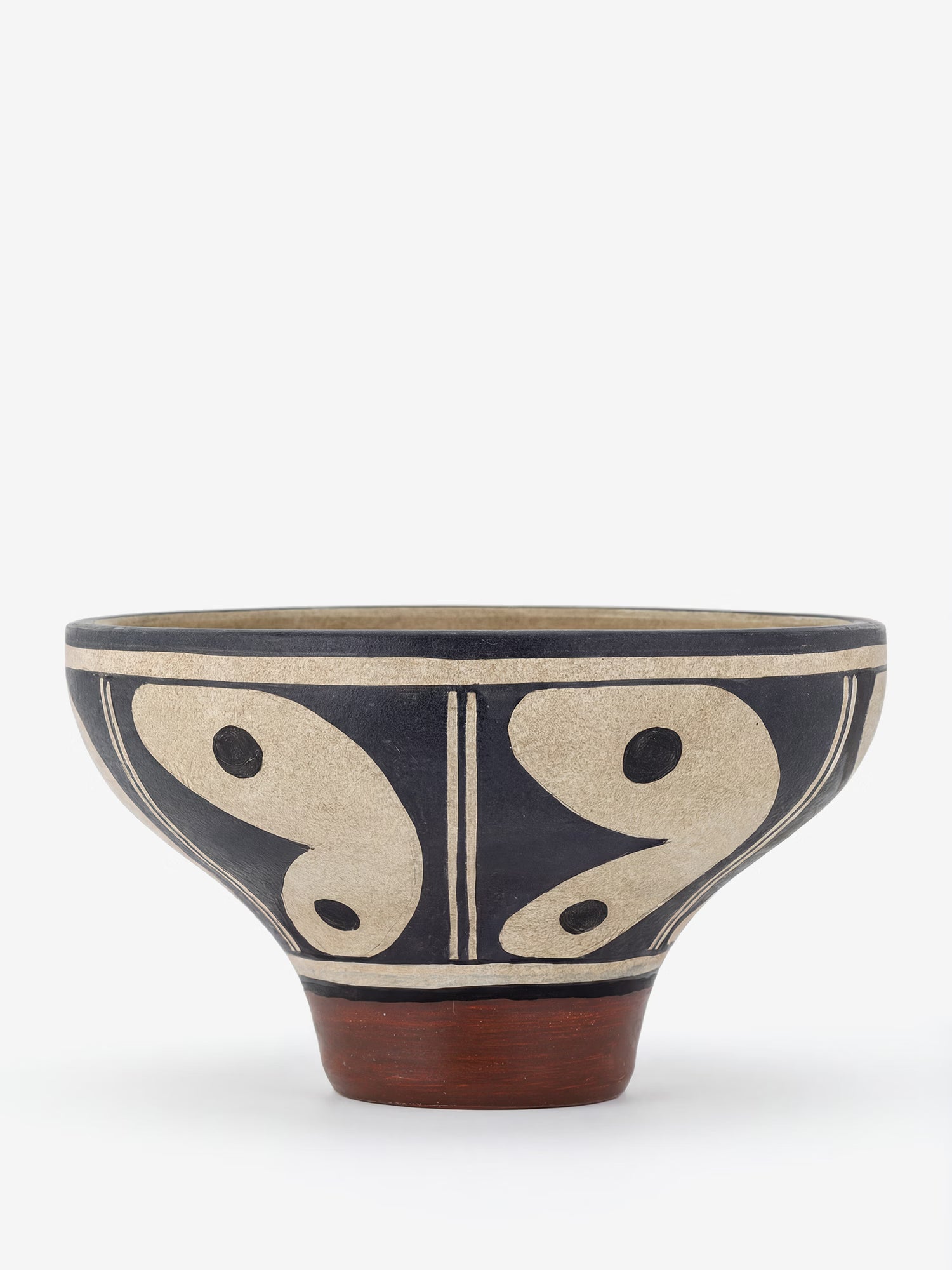 Elfrida bol décoratif en terre cuite noire Ø31 cm