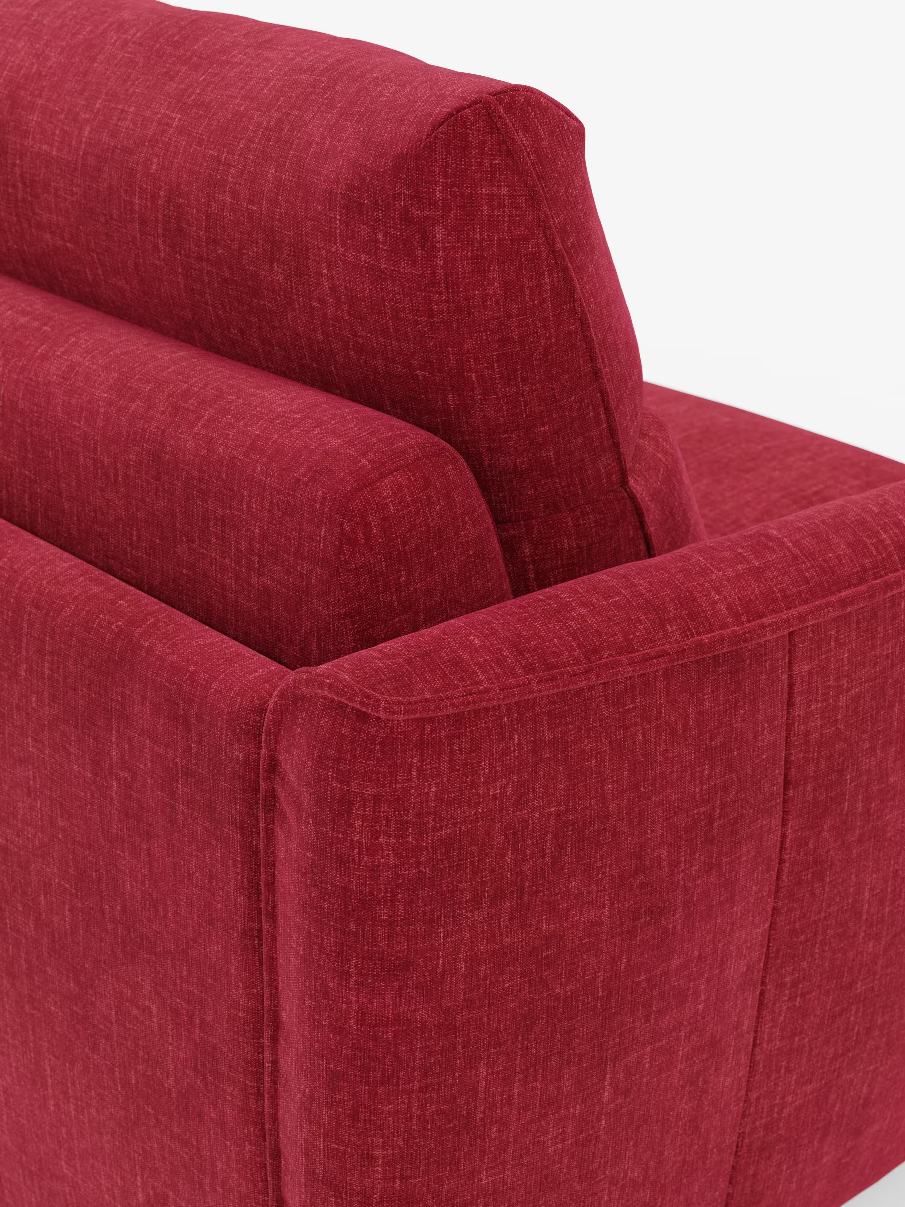 Elios elegante Divano letto 2 e 3 posti - morbidi schienali alti in tessuto ciniglia smacchiabile
