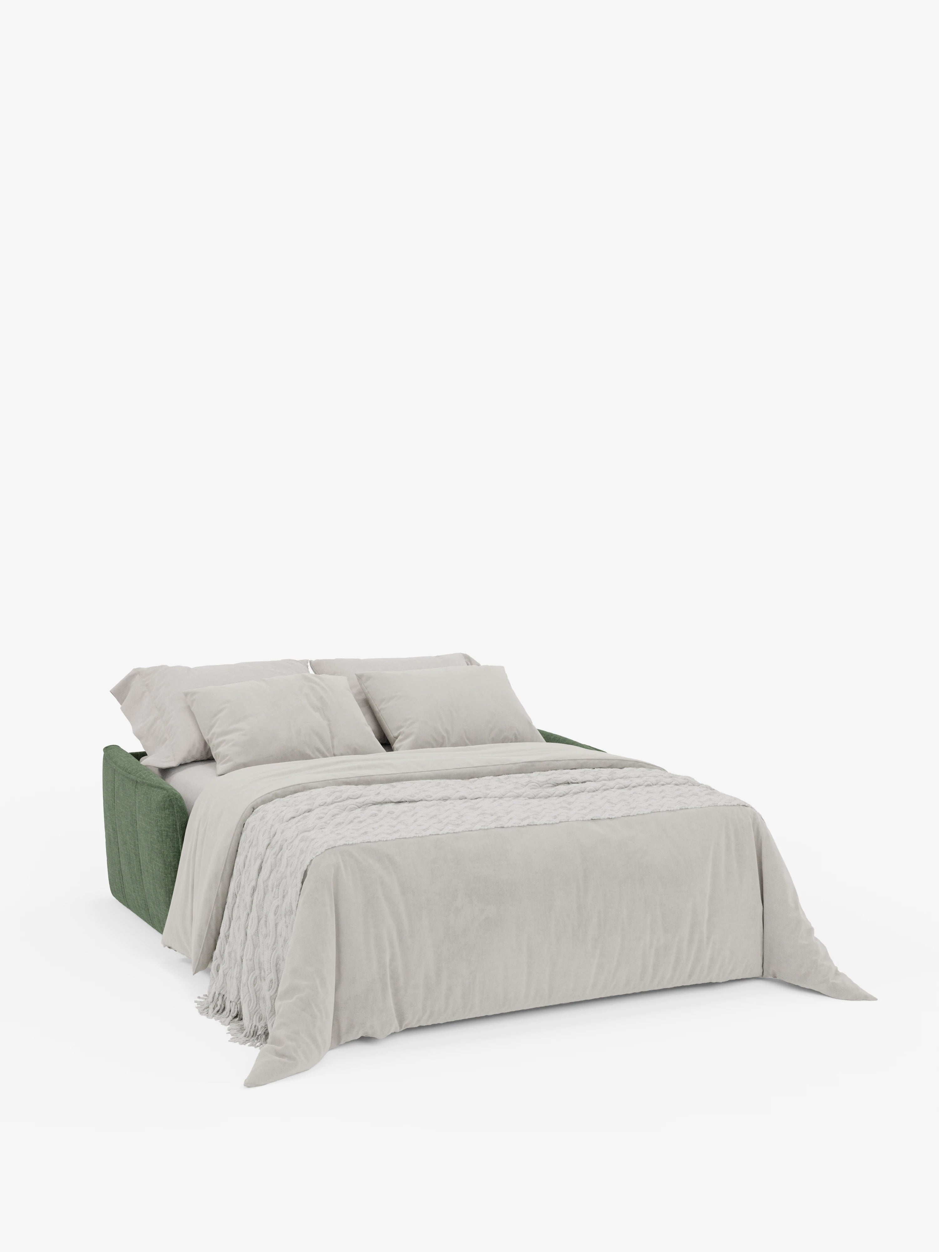 Elios elegante Divano letto 2 e 3 posti - morbidi schienali alti in tessuto ciniglia smacchiabile