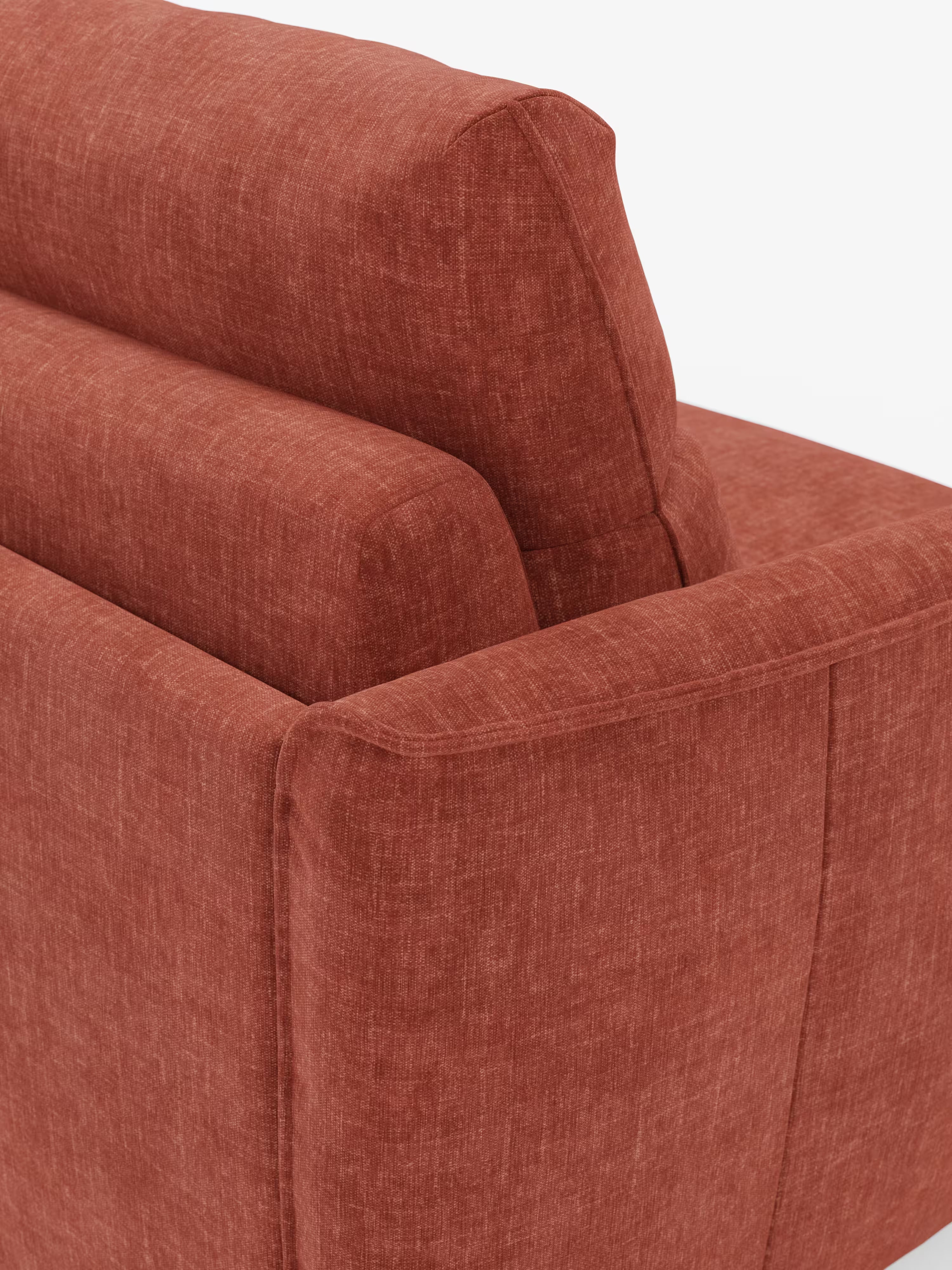 Elios elegante Divano letto 2 e 3 posti - morbidi schienali alti in tessuto ciniglia smacchiabile