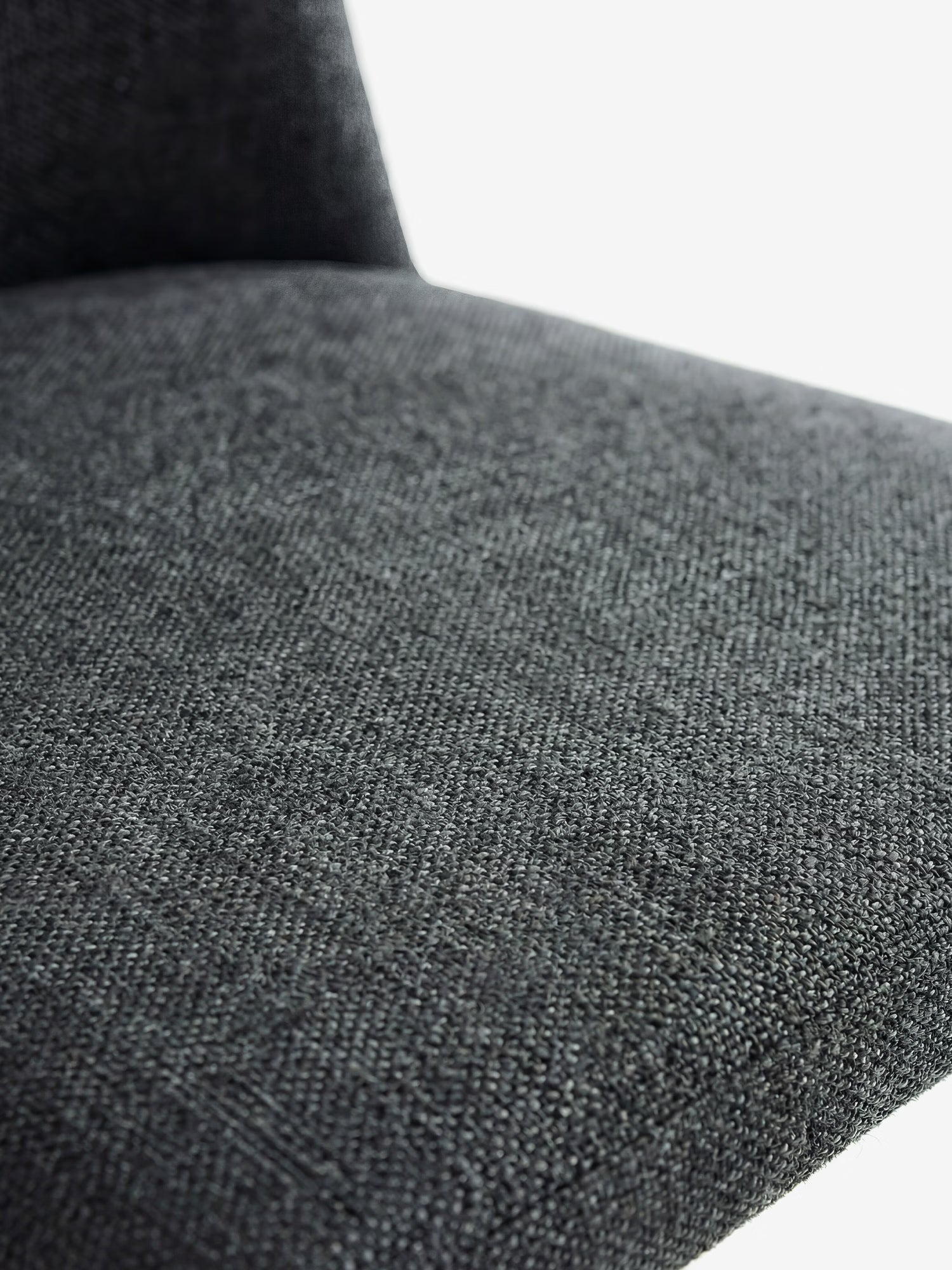 Ettore Chaise rembourrée entièrement recouverte de tissu - design élégant et contemporain