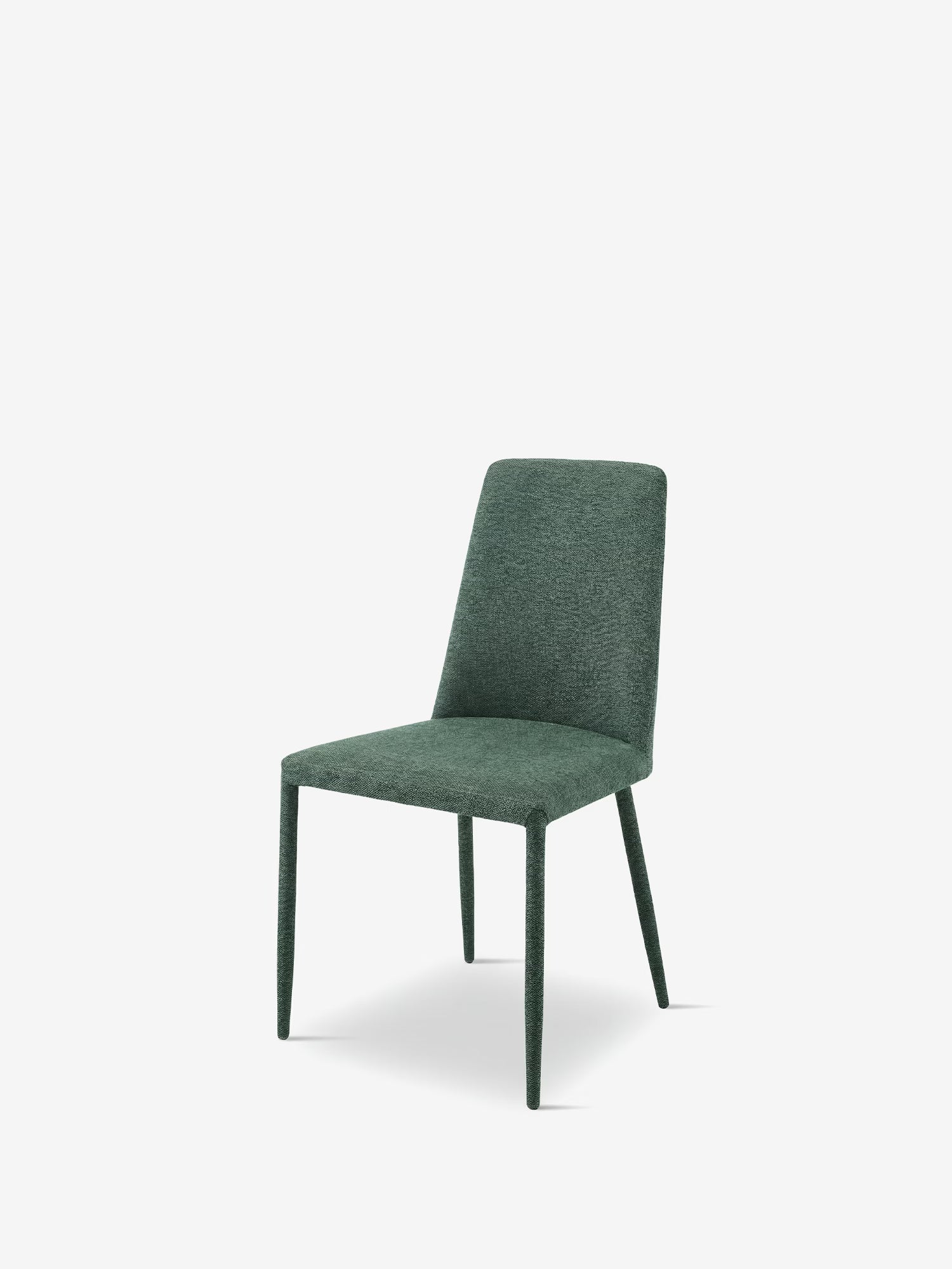 Ettore Chaise rembourrée entièrement recouverte de tissu - design élégant et contemporain