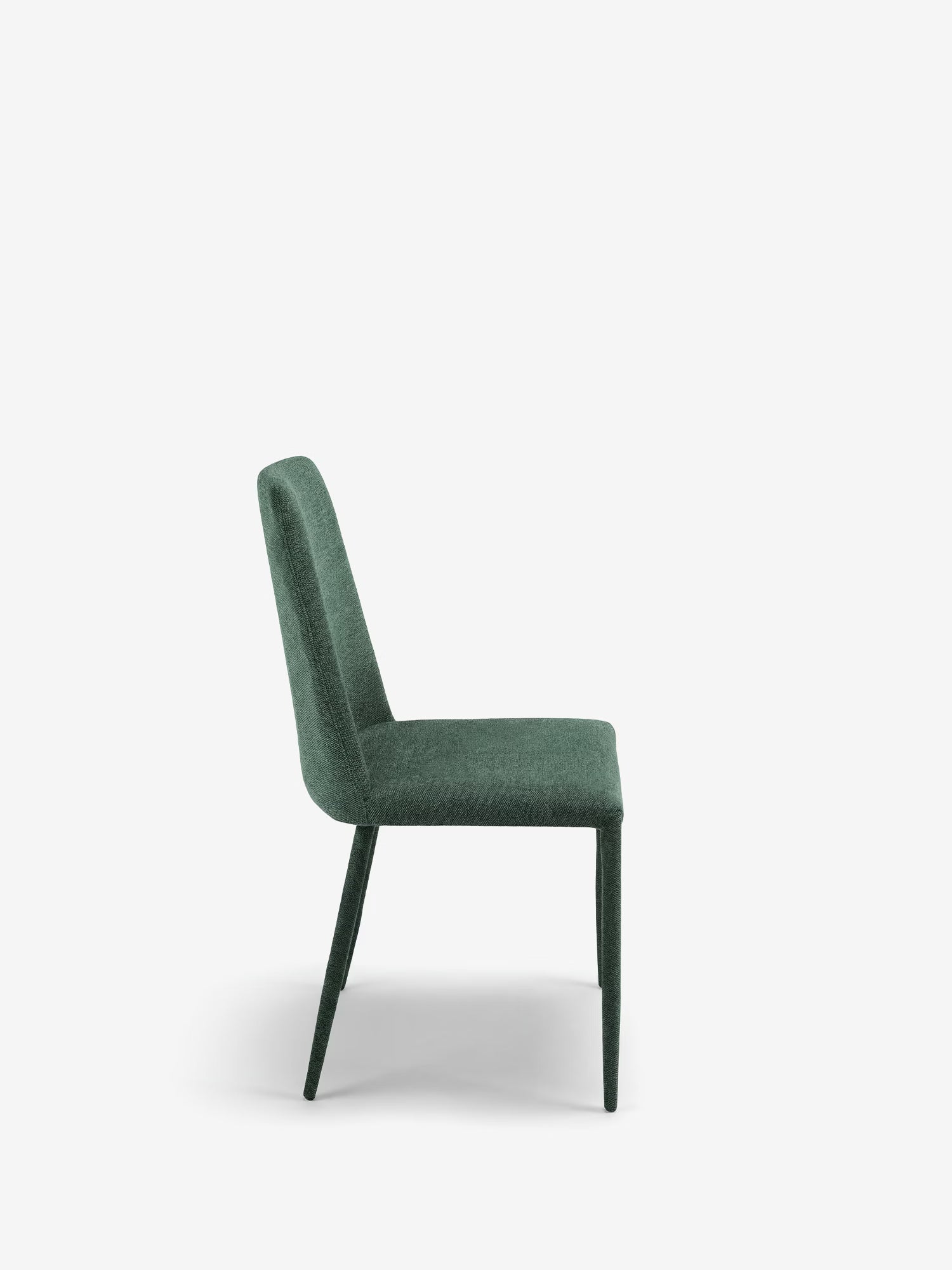 Ettore Chaise rembourrée entièrement recouverte de tissu - design élégant et contemporain