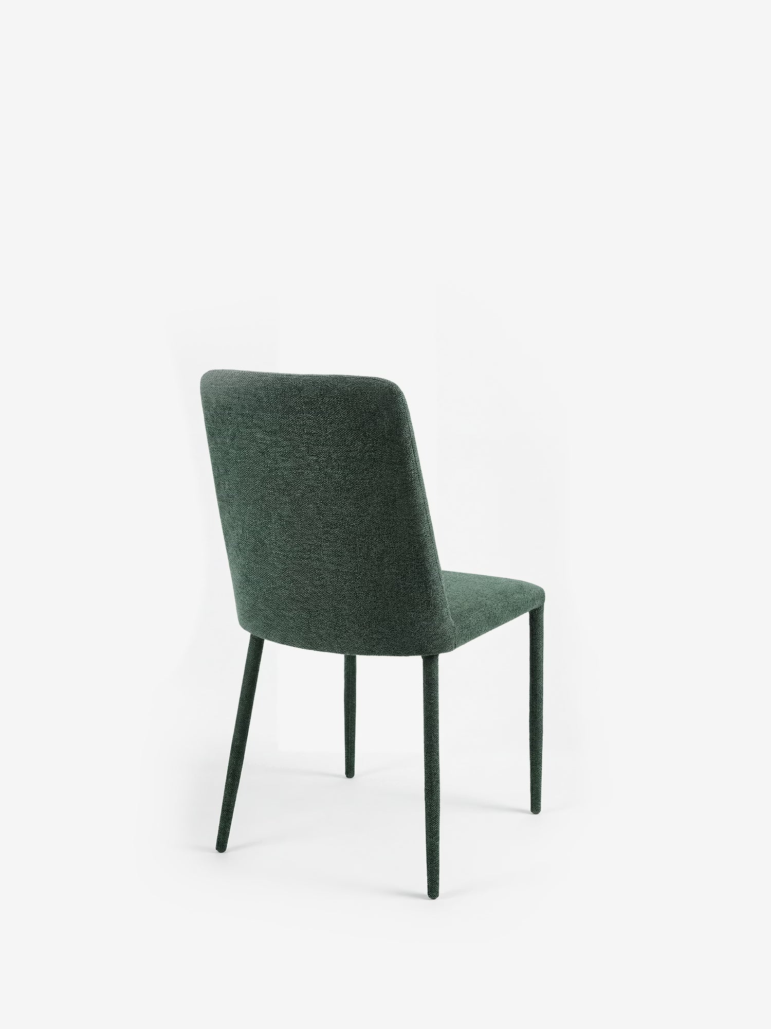 Ettore Chaise rembourrée entièrement recouverte de tissu - design élégant et contemporain