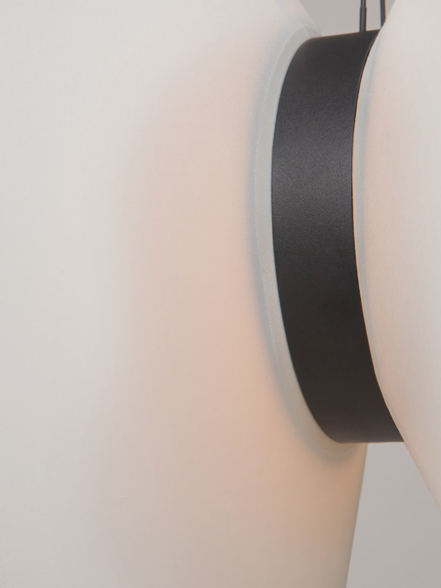 Evolution Suspension design LED avec abat-jour orientable en tissu en 3 couleurs