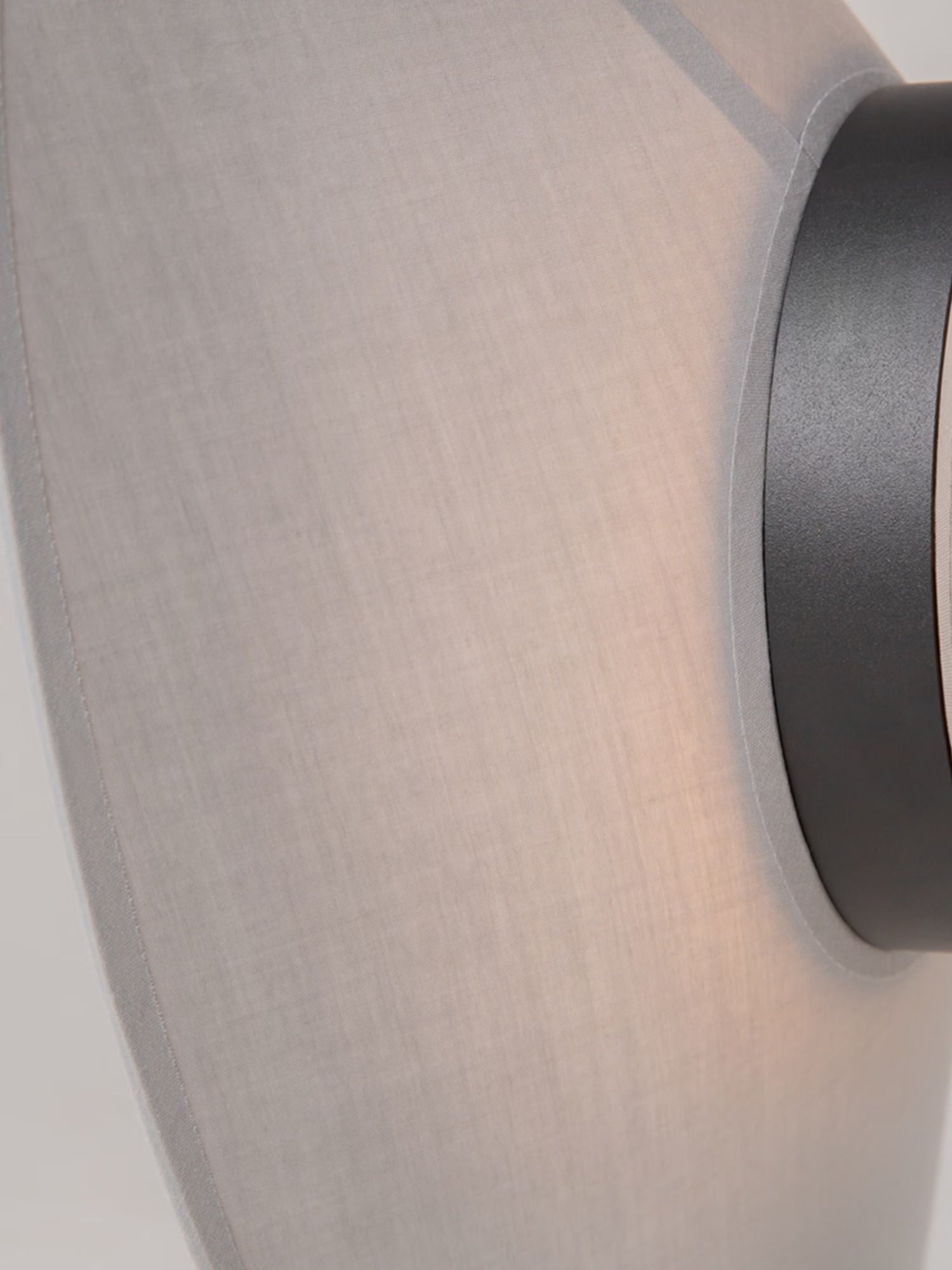 Evolution Suspension design LED avec abat-jour orientable en tissu en 3 couleurs