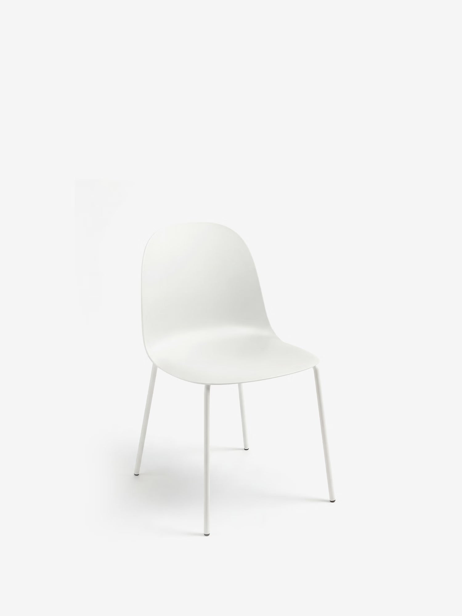 Fox Silla de polipropileno con estructura de metal a juego