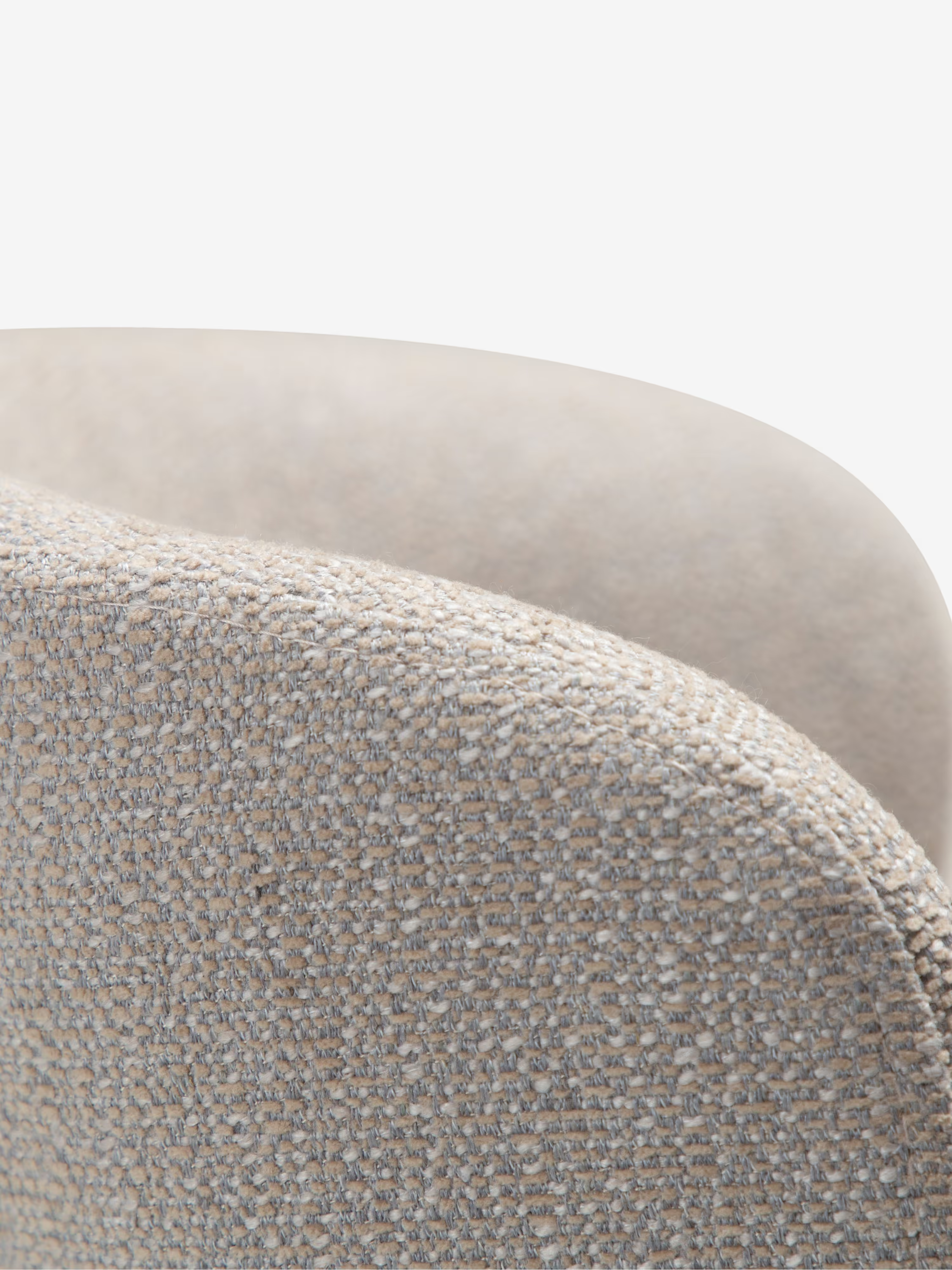 GLAM Chaise en tissu bouclé avec pieds en métal au caractère élégant