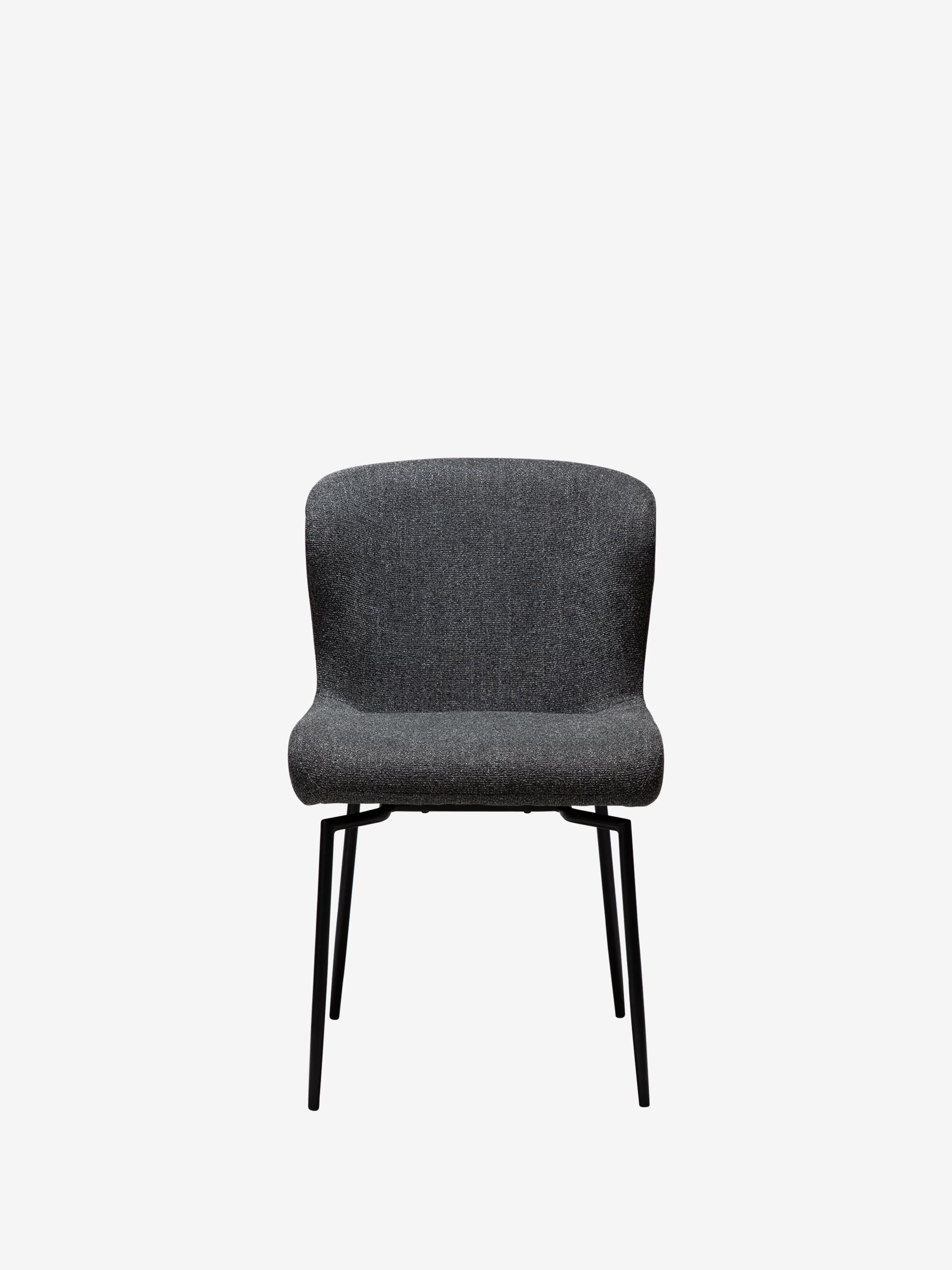 GLAM Chaise pivotante en tissu bouclé avec base en métal - design élégant et minimaliste