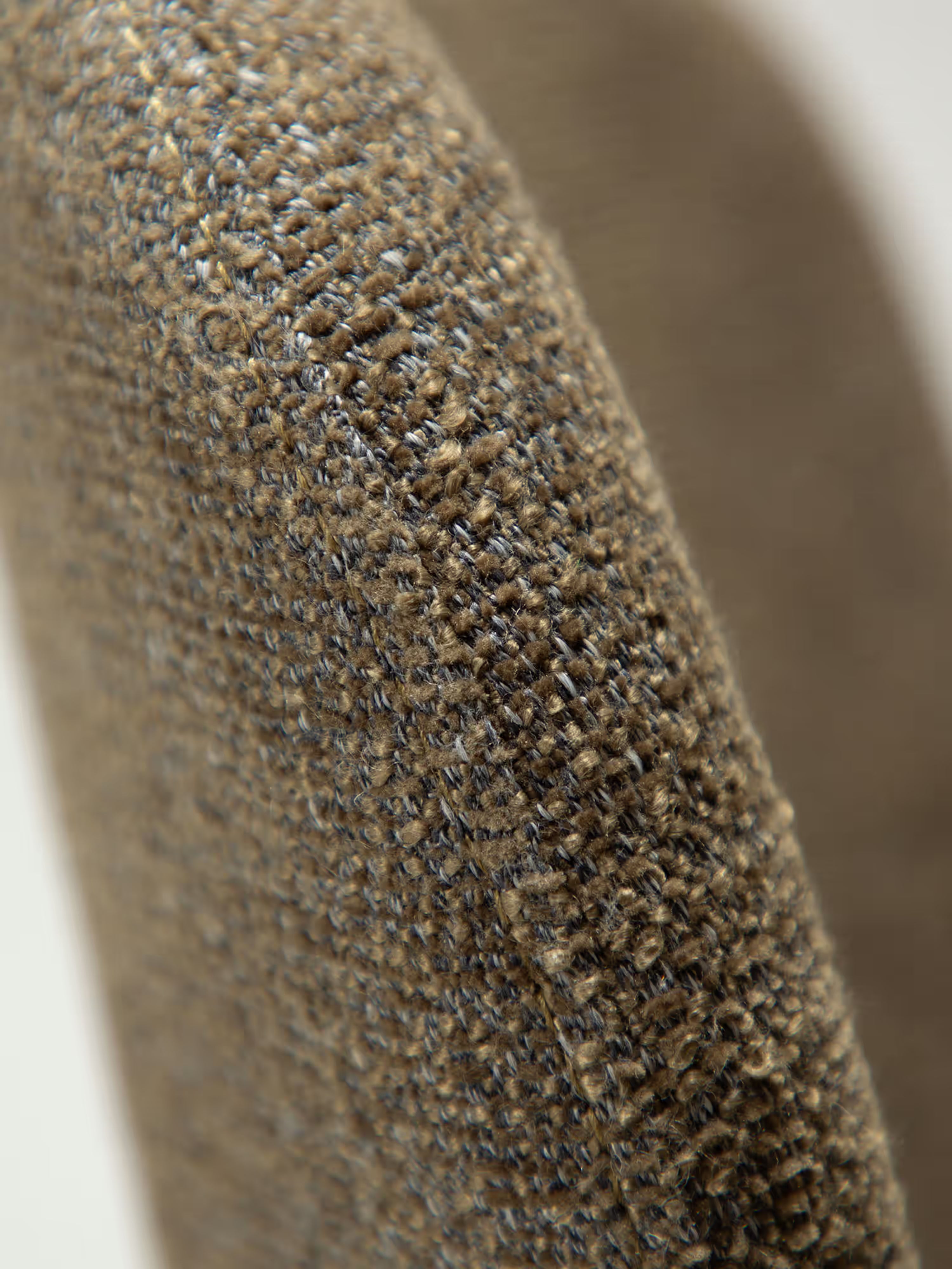 Heap Chaise moderne empilable - rembourrée en bouclé avec structure en métal