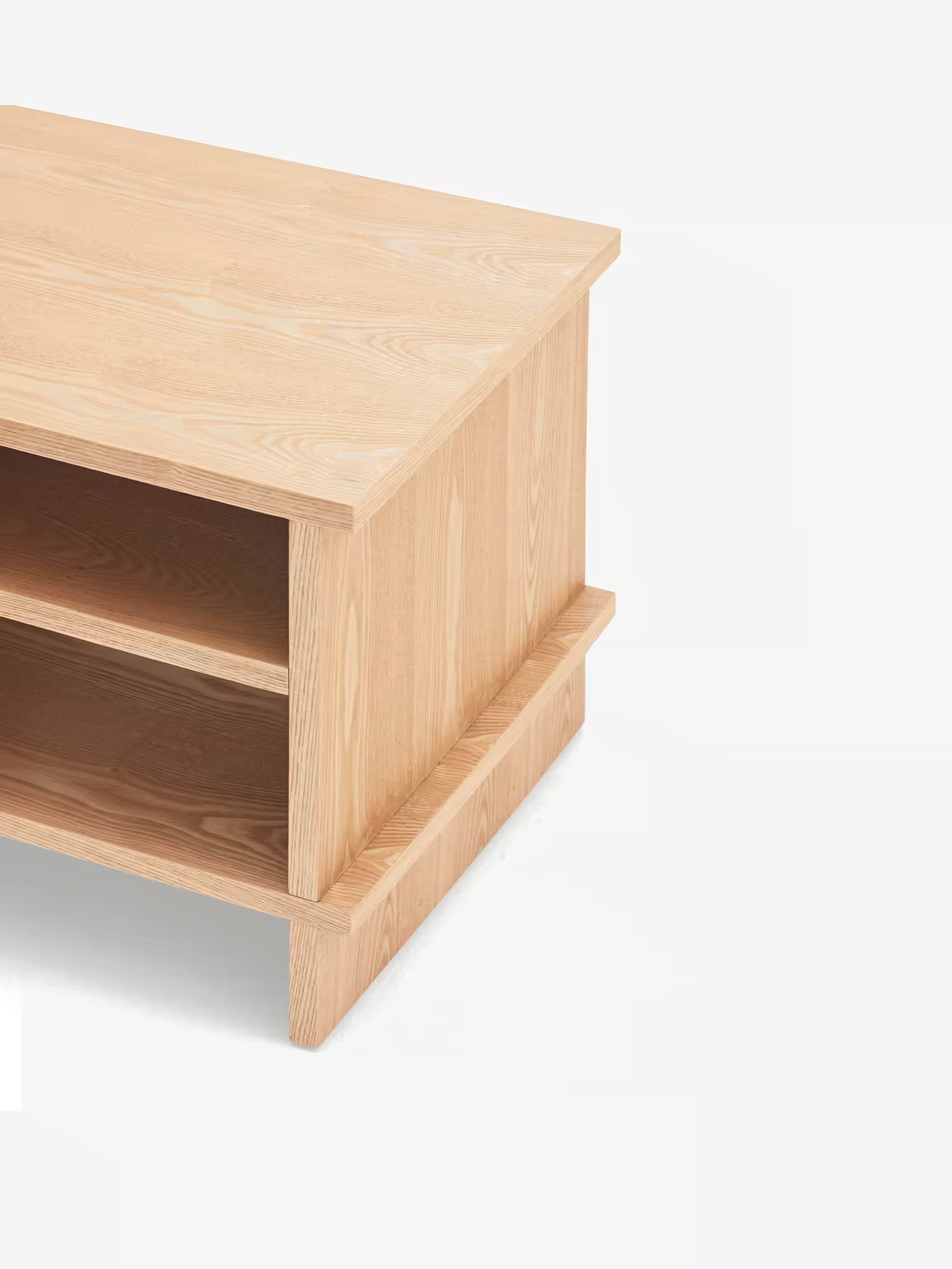 Inari comodino in rovere naturale - design minimal japandi 54 x 40 cm