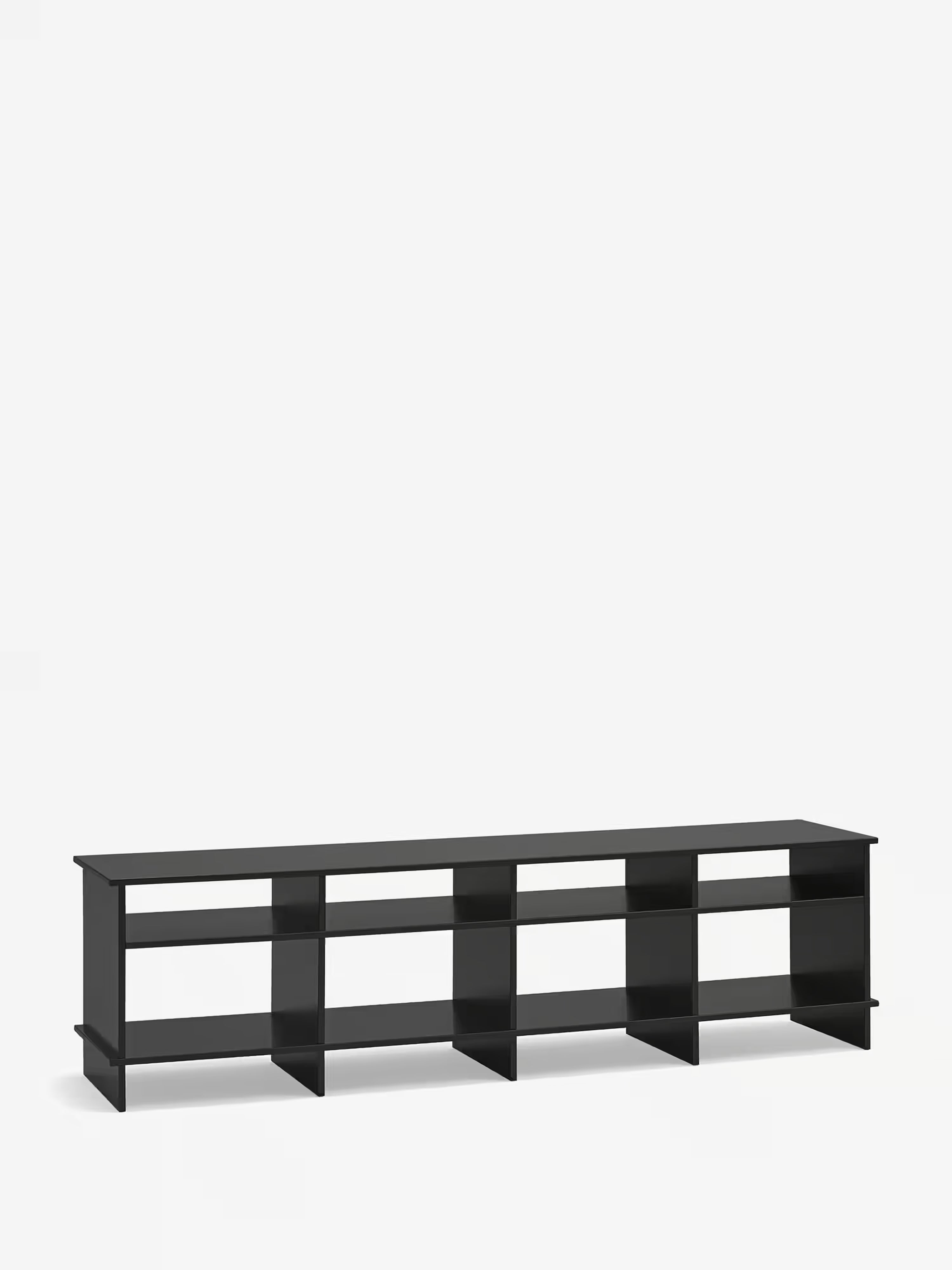 Inari mobile tv nero - design moderno e minimalismo giapponese 180 x 50 cm