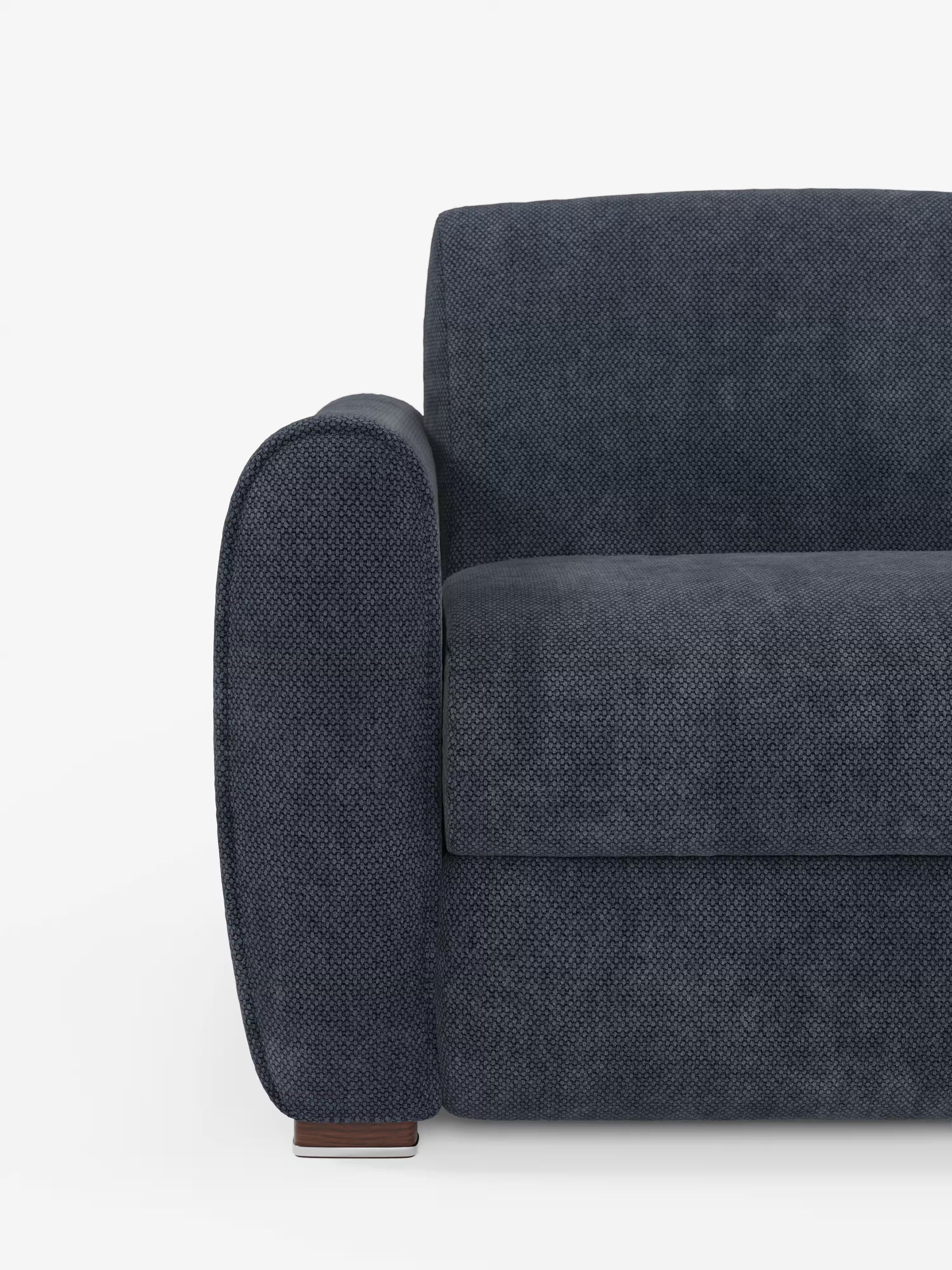Kaleo Divano letto matrimoniale con materasso alto 17 cm - eleganza e comfort in tessuto Impermeabile