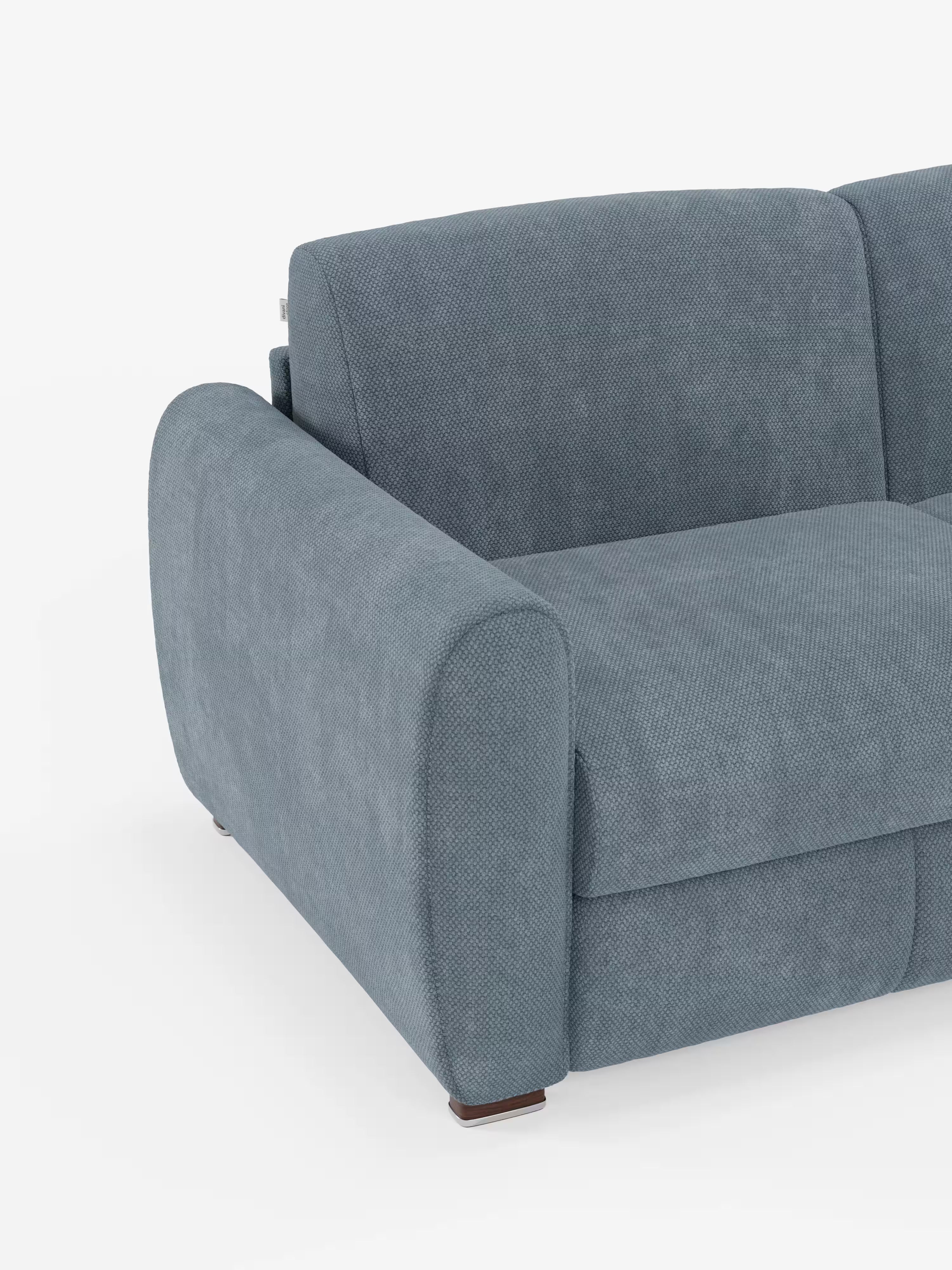 Kaleo Divano letto matrimoniale con materasso alto 17 cm - eleganza e comfort in tessuto Impermeabile