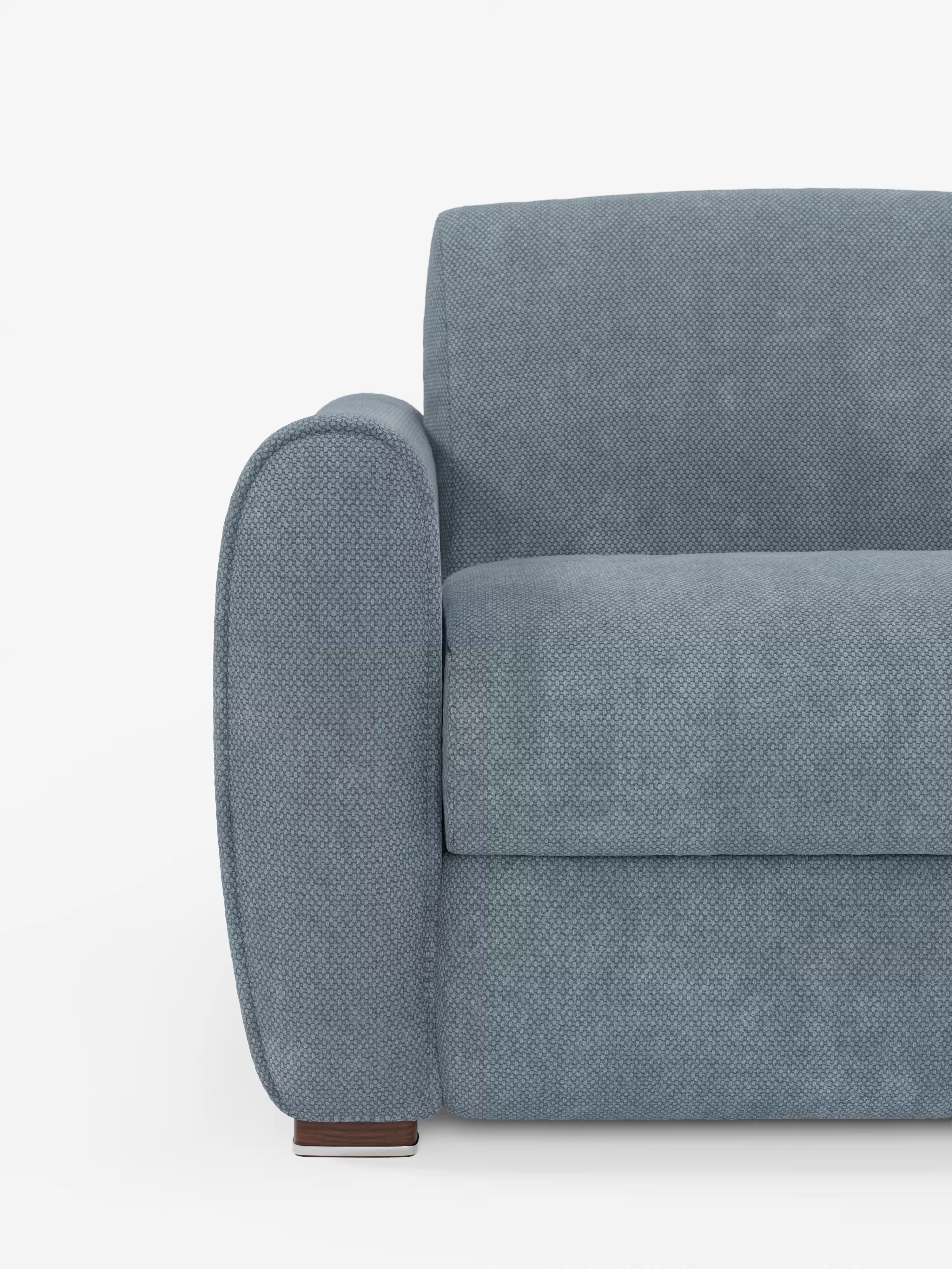 Kaleo Divano letto matrimoniale con materasso alto 17 cm - eleganza e comfort in tessuto Impermeabile