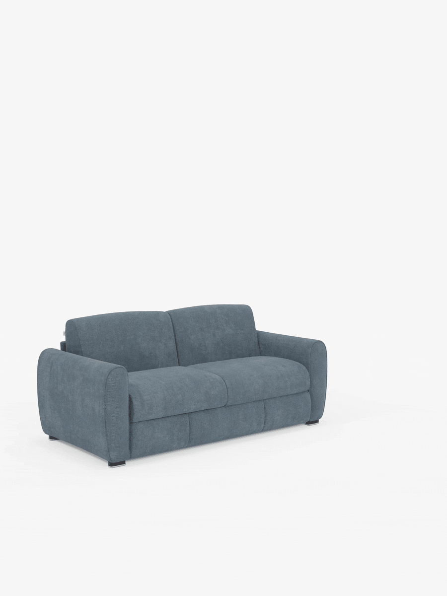 Kaleo Divano letto matrimoniale con materasso alto 17 cm - eleganza e comfort in tessuto Impermeabile