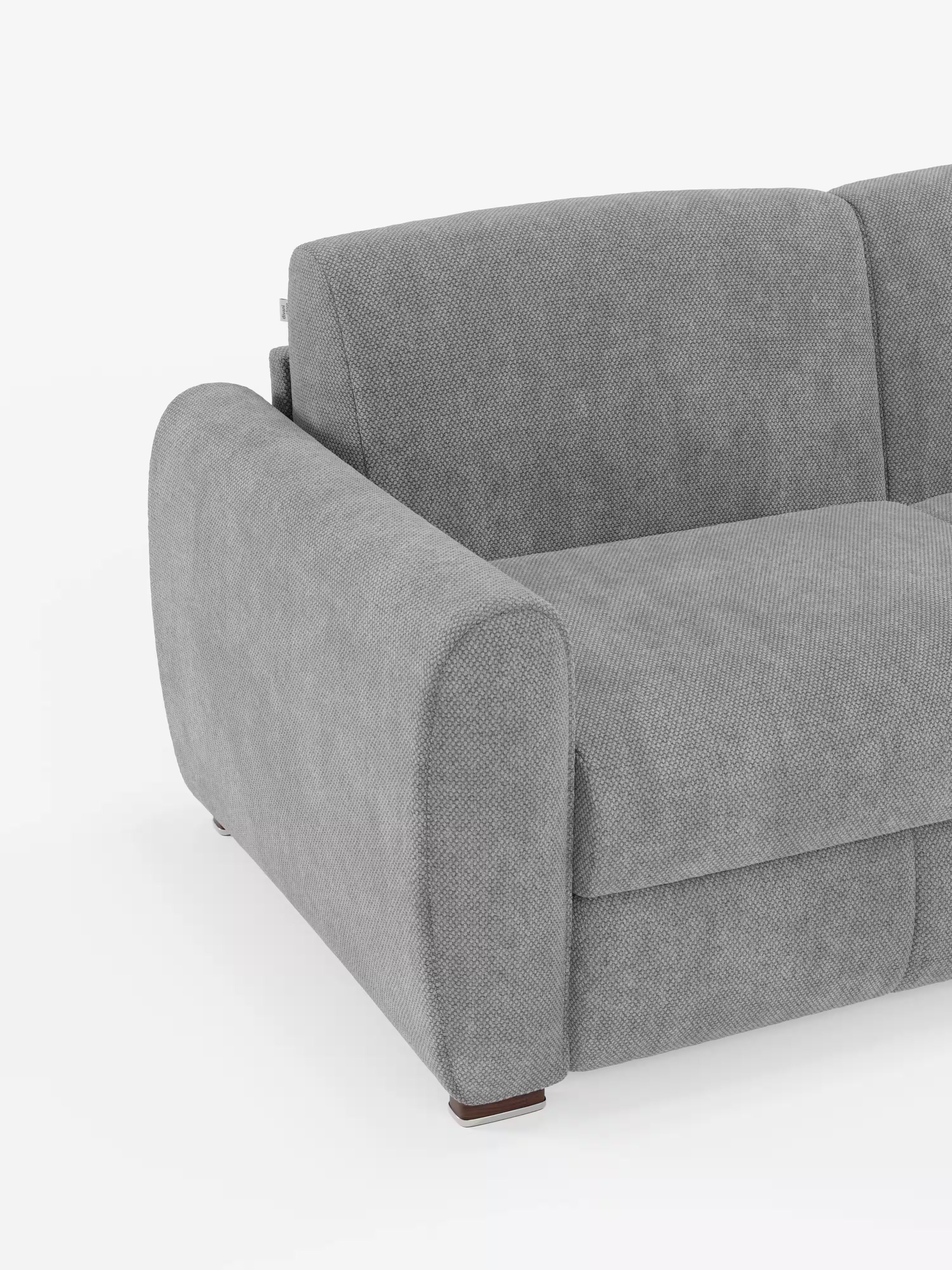 Kaleo Divano letto matrimoniale con materasso alto 17 cm - eleganza e comfort in tessuto Impermeabile