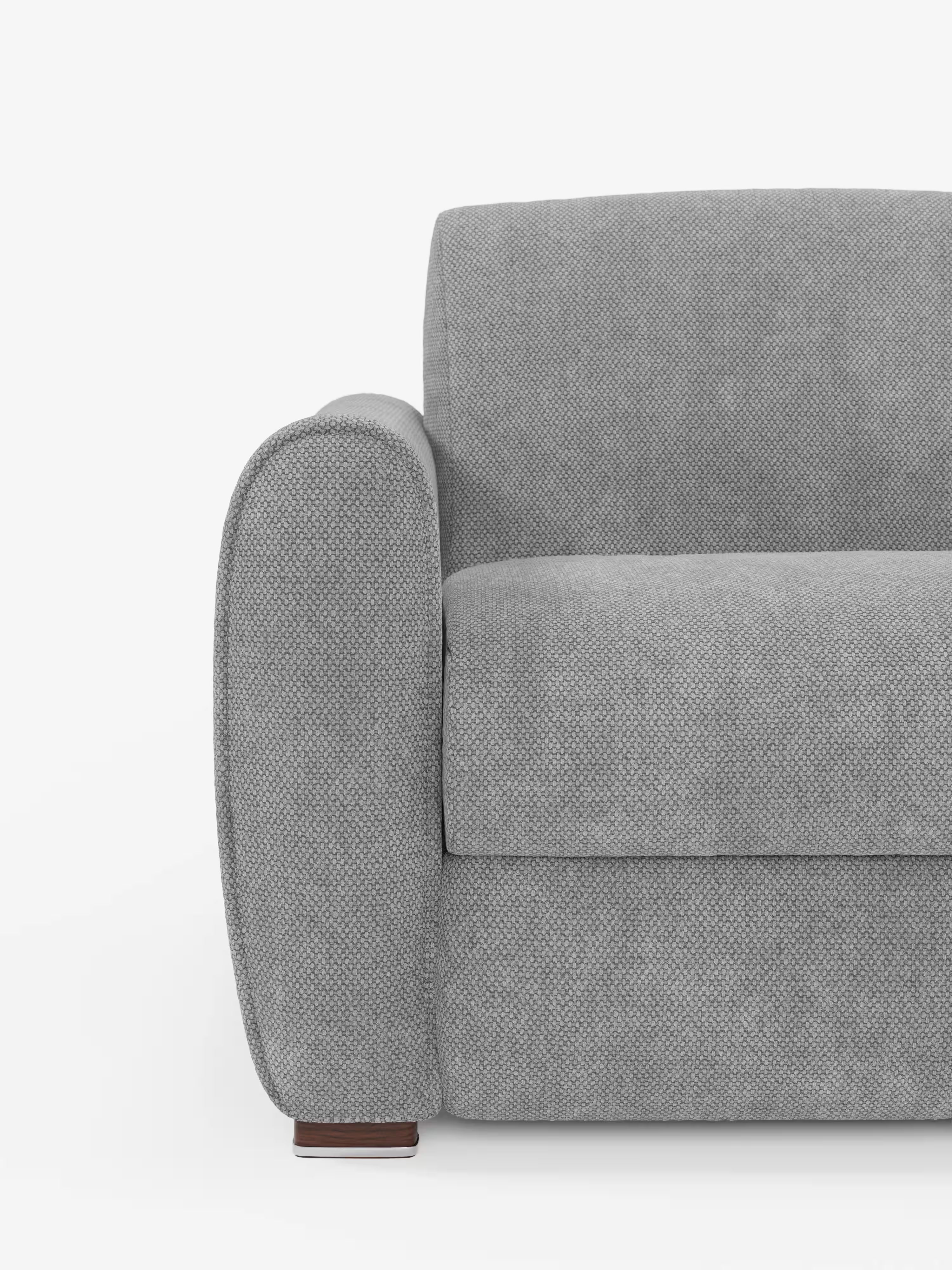 Kaleo Divano letto matrimoniale con materasso alto 17 cm - eleganza e comfort in tessuto Impermeabile