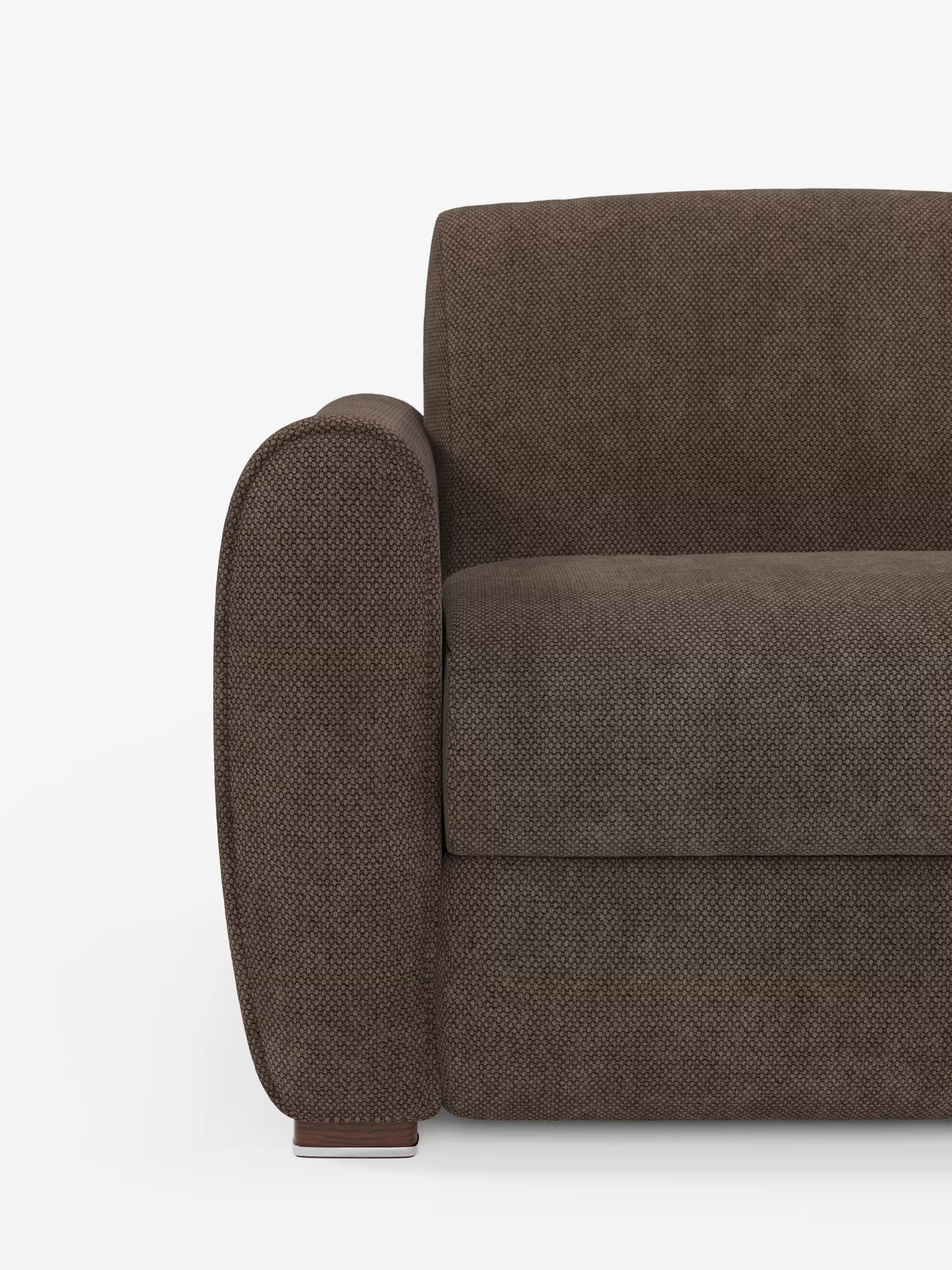 Kaleo Divano letto matrimoniale con materasso alto 17 cm - eleganza e comfort in tessuto Impermeabile