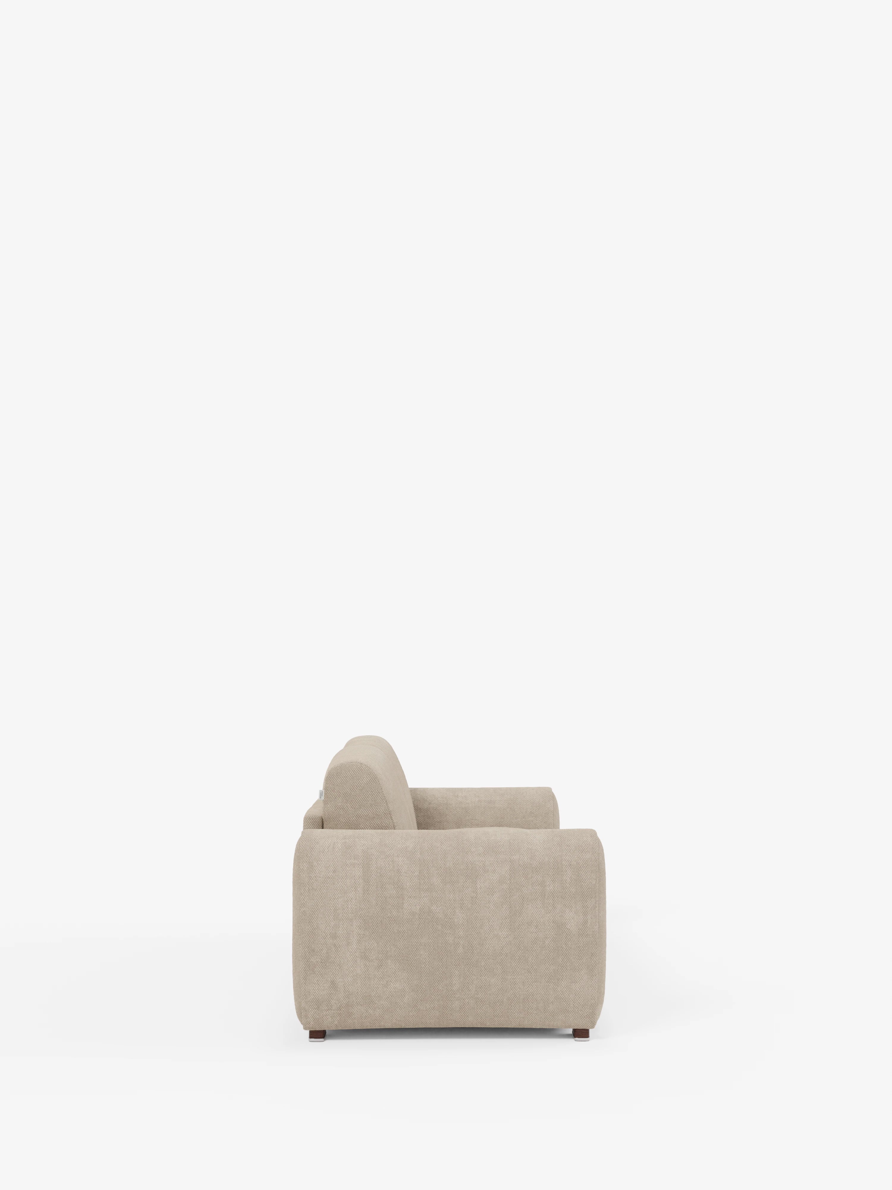 Kaleo Divano letto matrimoniale con materasso alto 17 cm - eleganza e comfort in tessuto Impermeabile