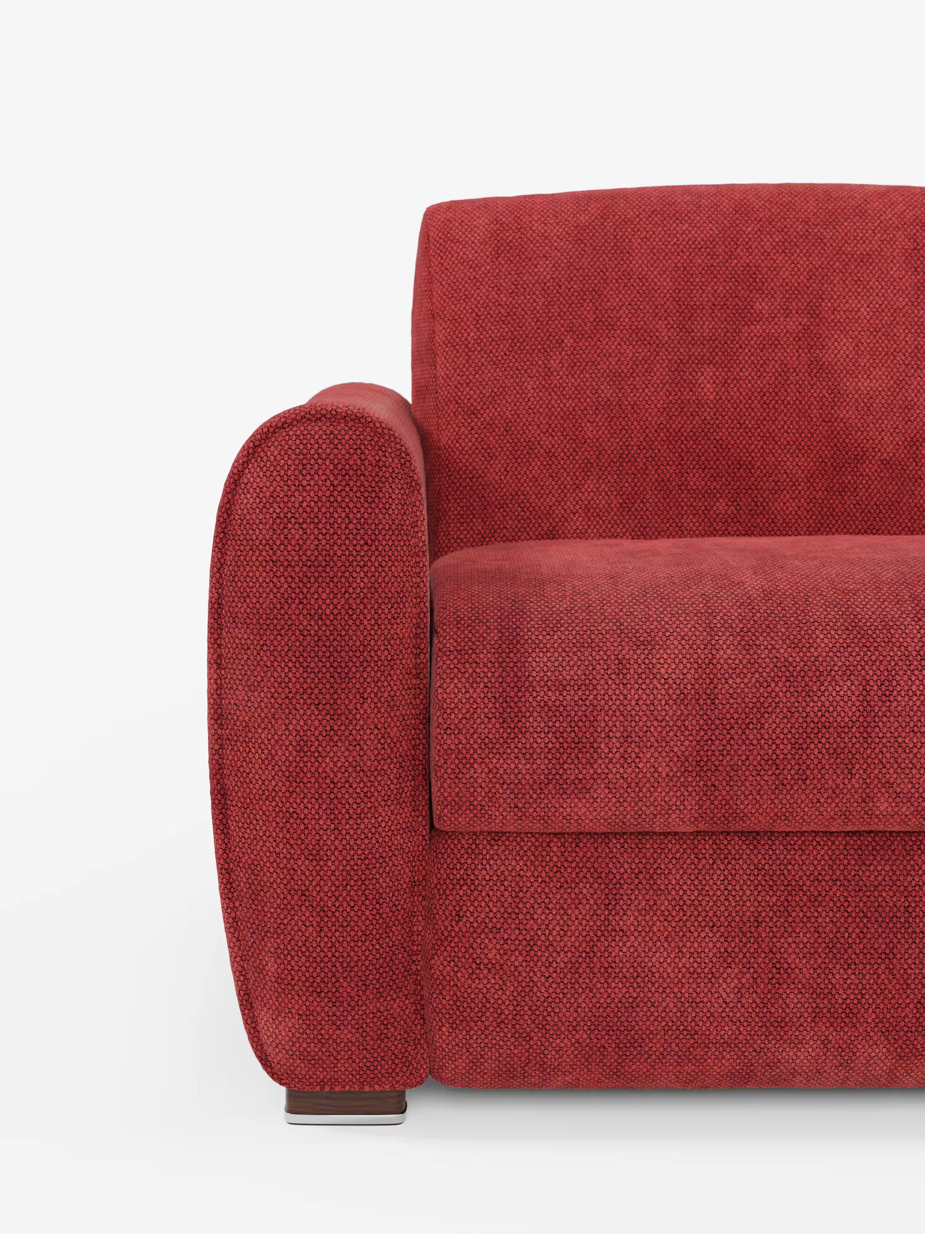 Kaleo Divano letto matrimoniale con materasso alto 17 cm - eleganza e comfort in tessuto Impermeabile
