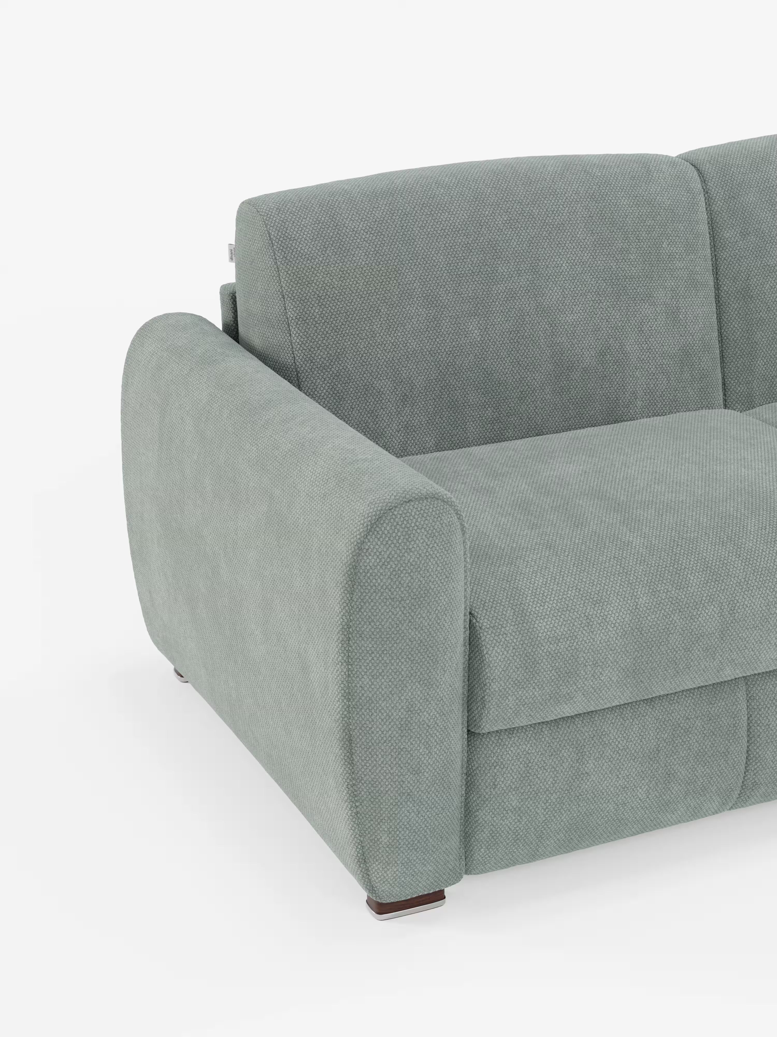 Kaleo Divano letto matrimoniale con materasso alto 17 cm - eleganza e comfort in tessuto Impermeabile