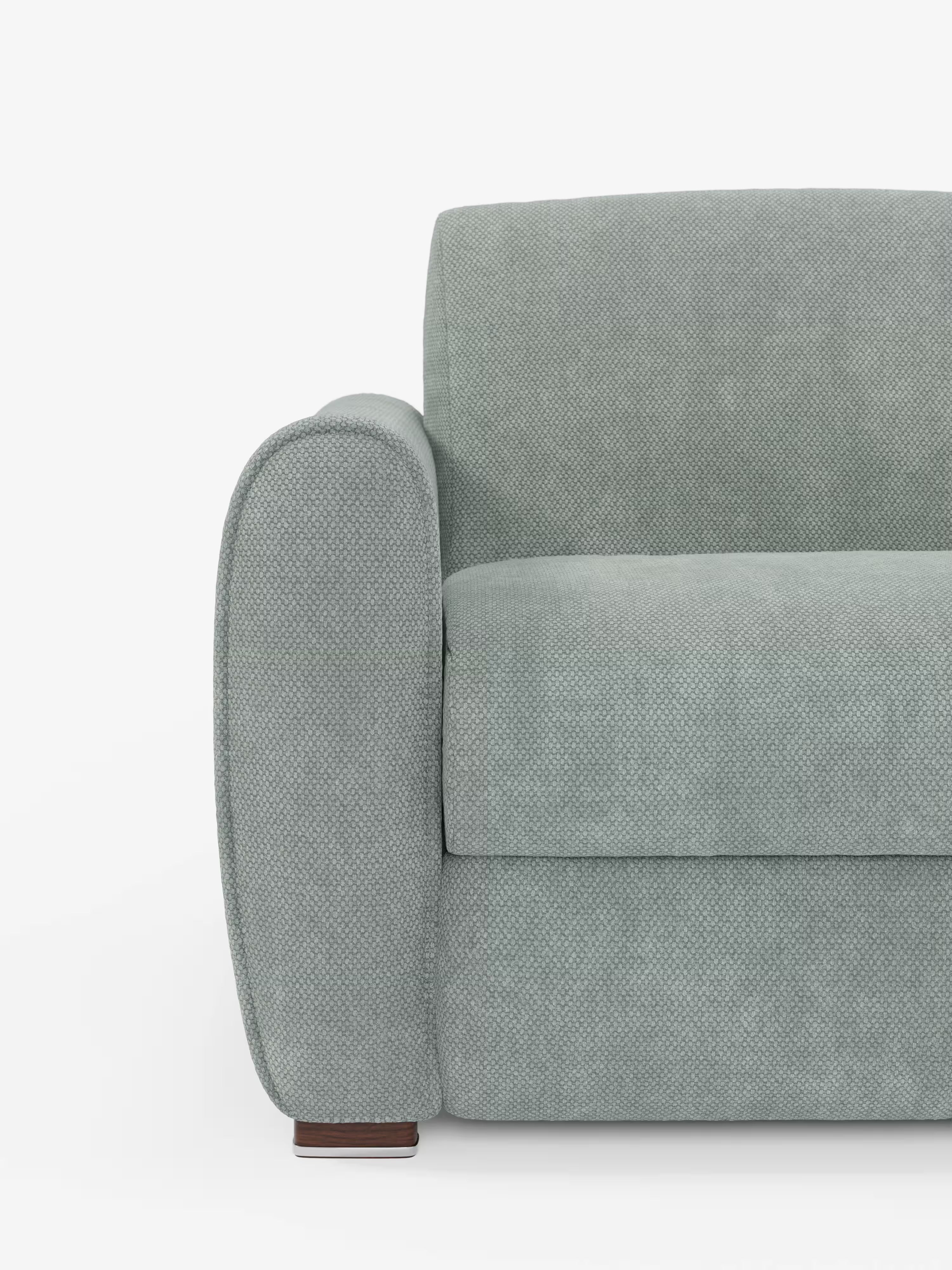 Kaleo Divano letto matrimoniale con materasso alto 17 cm - eleganza e comfort in tessuto Impermeabile