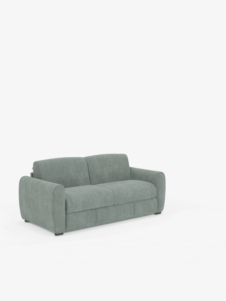Kaleo Divano letto matrimoniale con materasso alto 17 cm - eleganza e comfort in tessuto Impermeabile