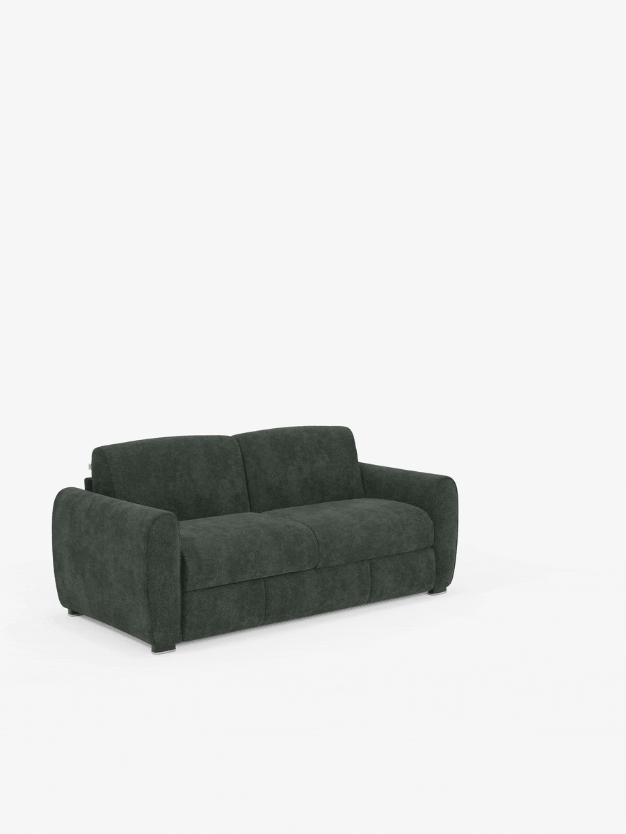 Kaleo Divano letto matrimoniale con materasso alto 17 cm - eleganza e comfort in tessuto Impermeabile