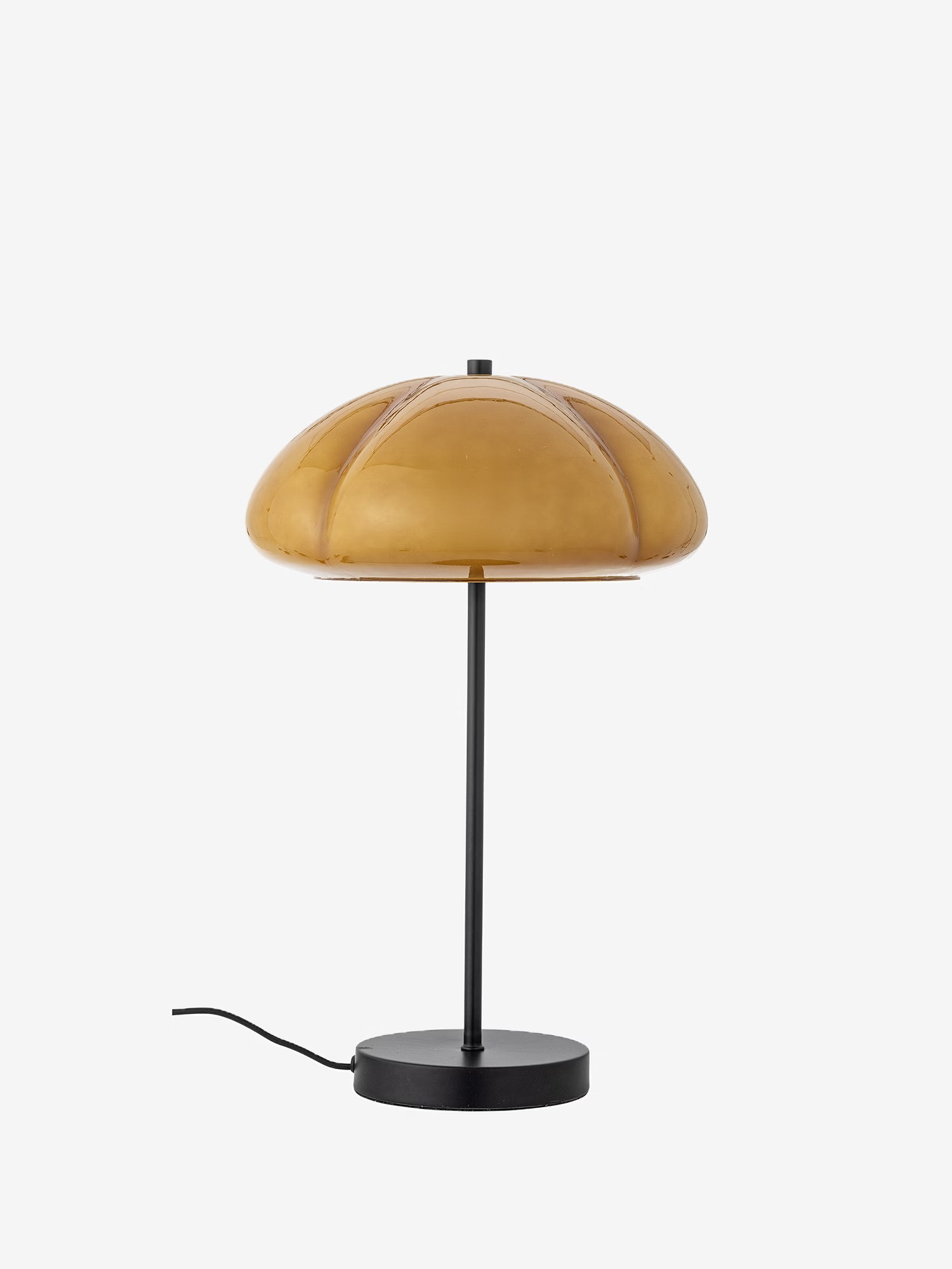 Kinoko Lampada da Tavolo in Vetro gialla – Stile Mediterraneo