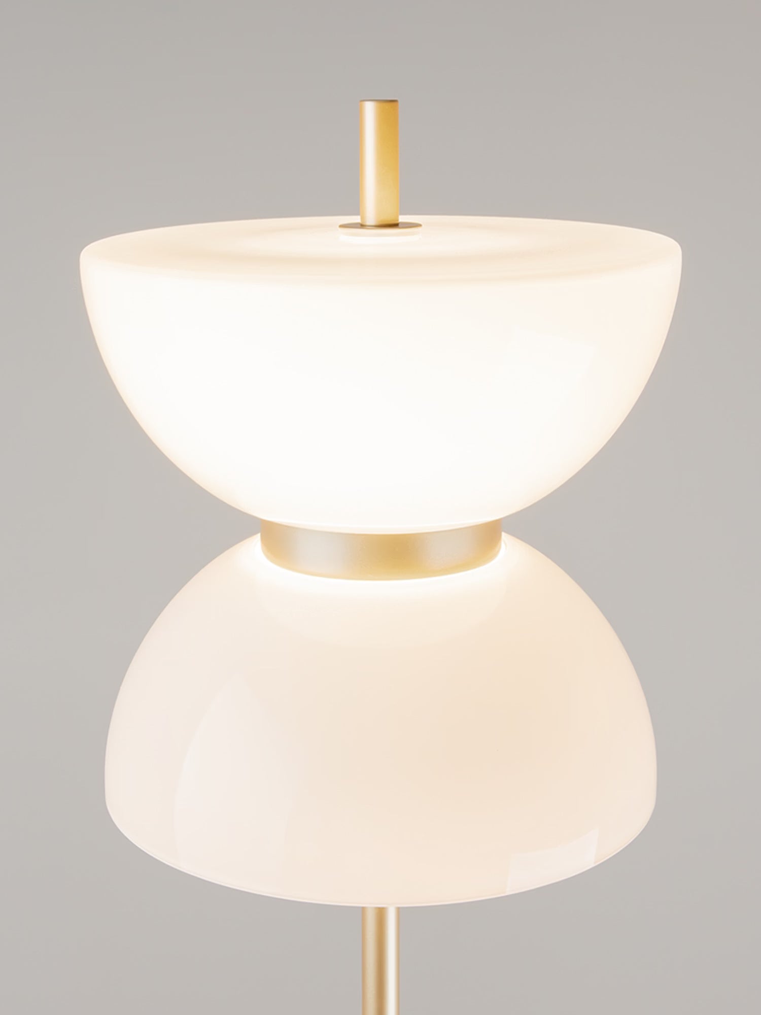 Kyoto Stehlampe – Architektonische Eleganz aus Naturmarmor und Opalglas in 3 Farbvarianten