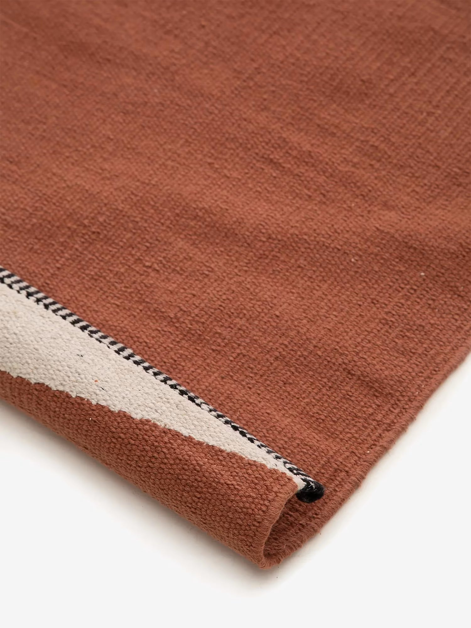 Lenny Tappeto in Cotone tessuto a mano con Design geometrico
