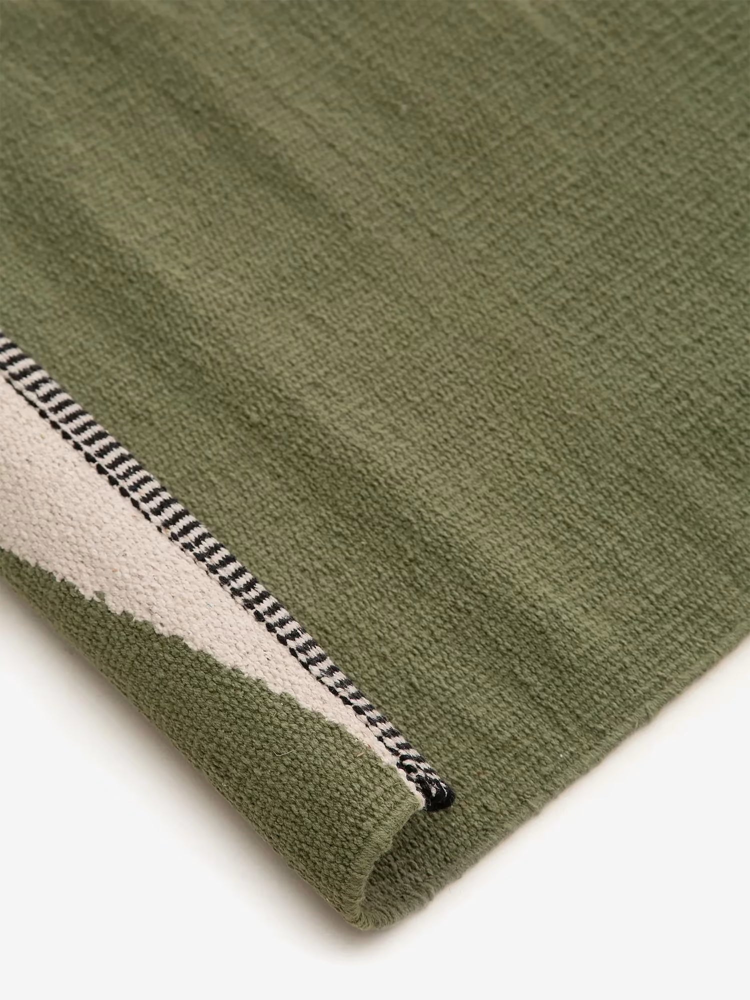 Lenny Tappeto in Cotone tessuto a mano con Design geometrico
