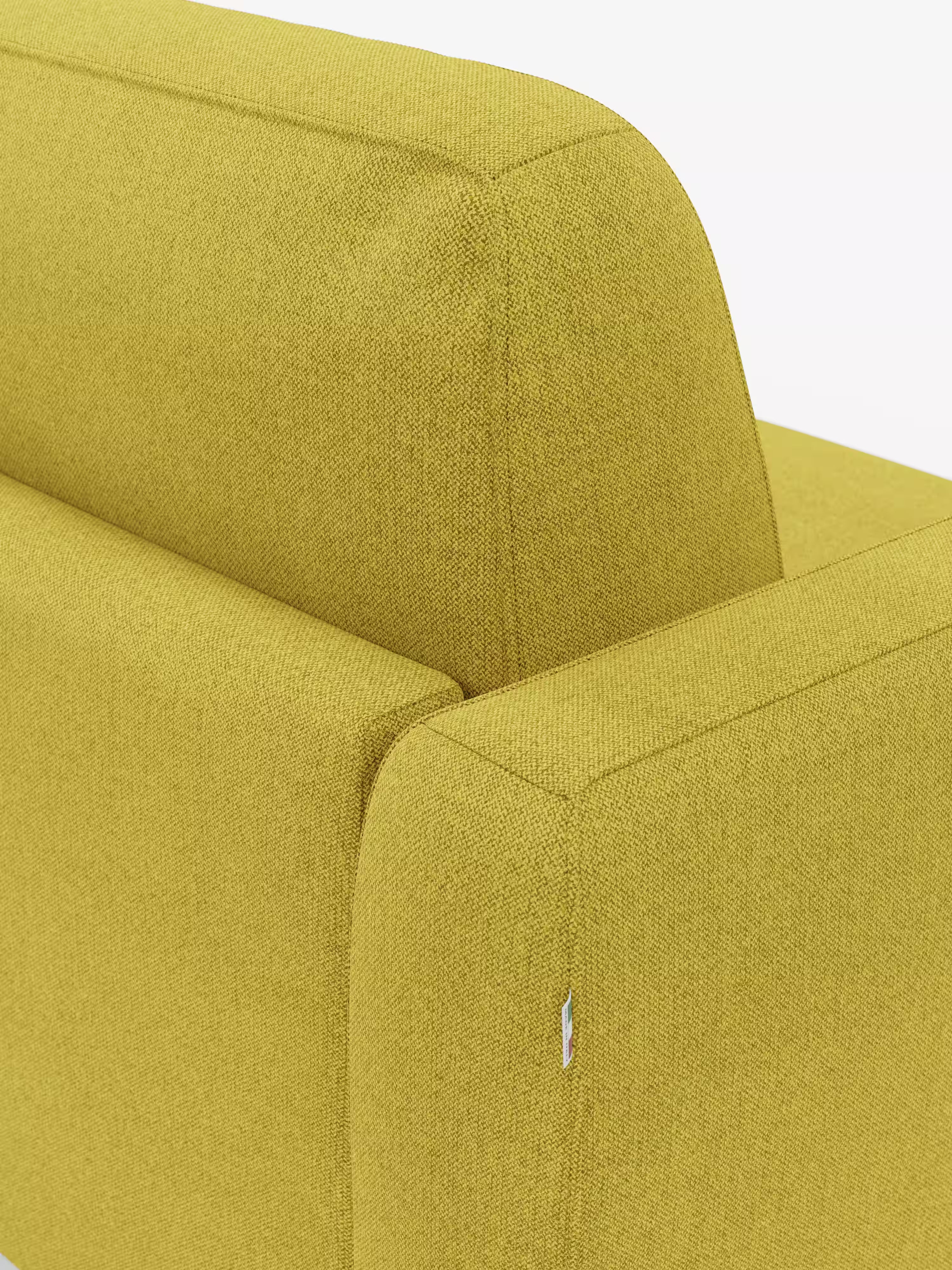 Leonida divano letto sfoderabile 3 posti - materasso alto 18 cm incluso e vano porta-cuscini in Tessuto Smacchiabile