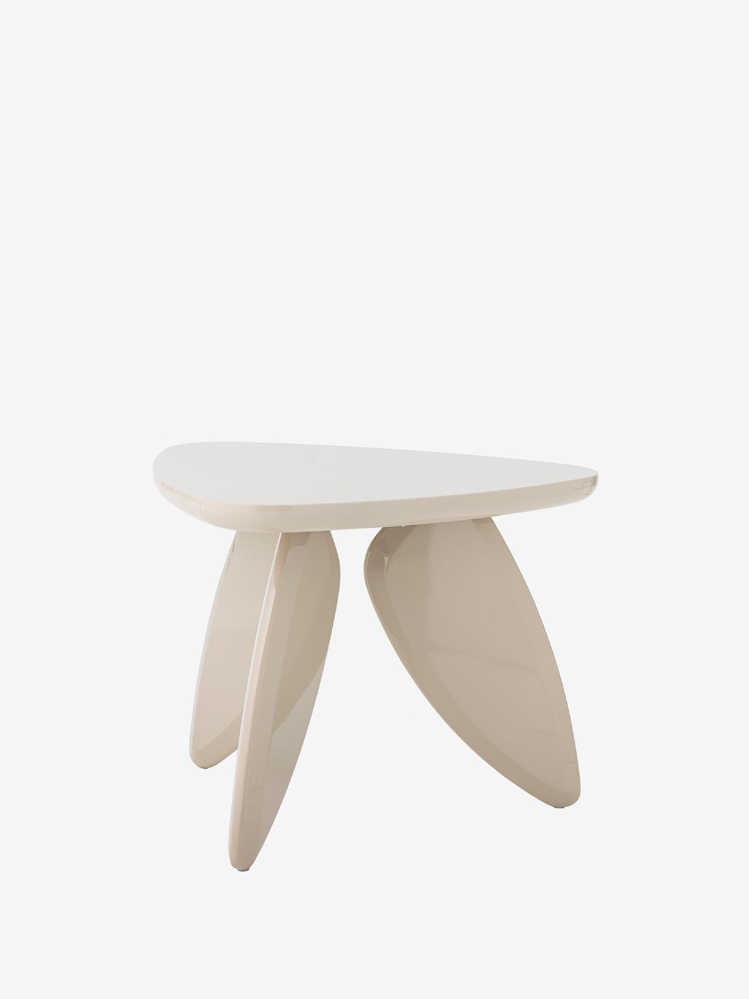 Magia Couchtisch aus FSC®-MDF mit glänzend lackierter Elfenbein-Oberfläche