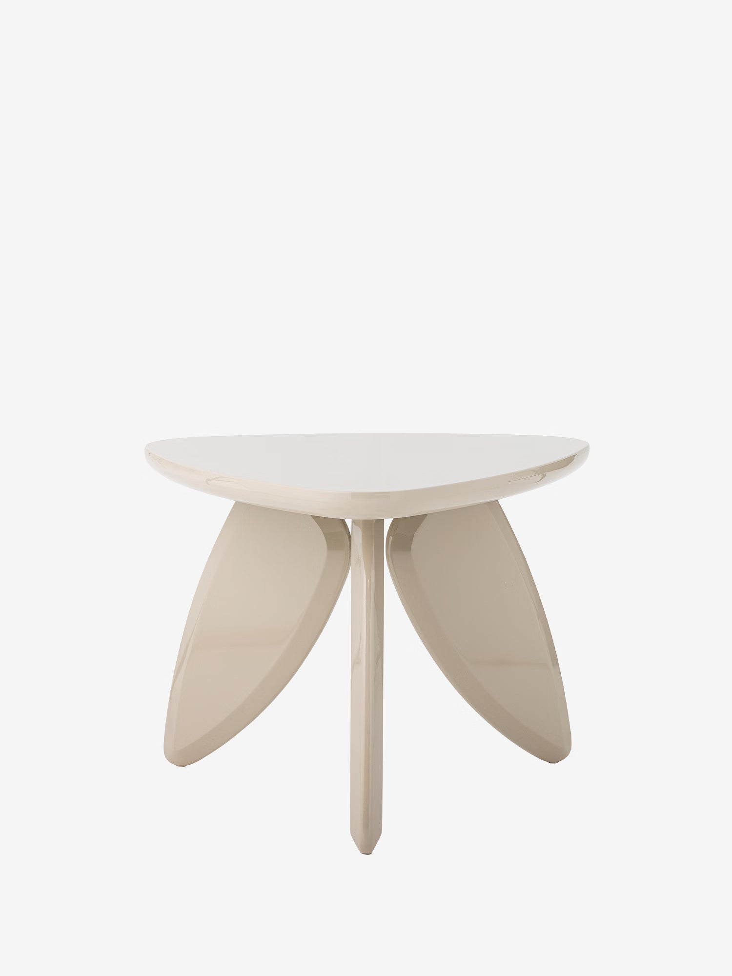Magia Couchtisch aus FSC®-MDF mit glänzend lackierter Elfenbein-Oberfläche