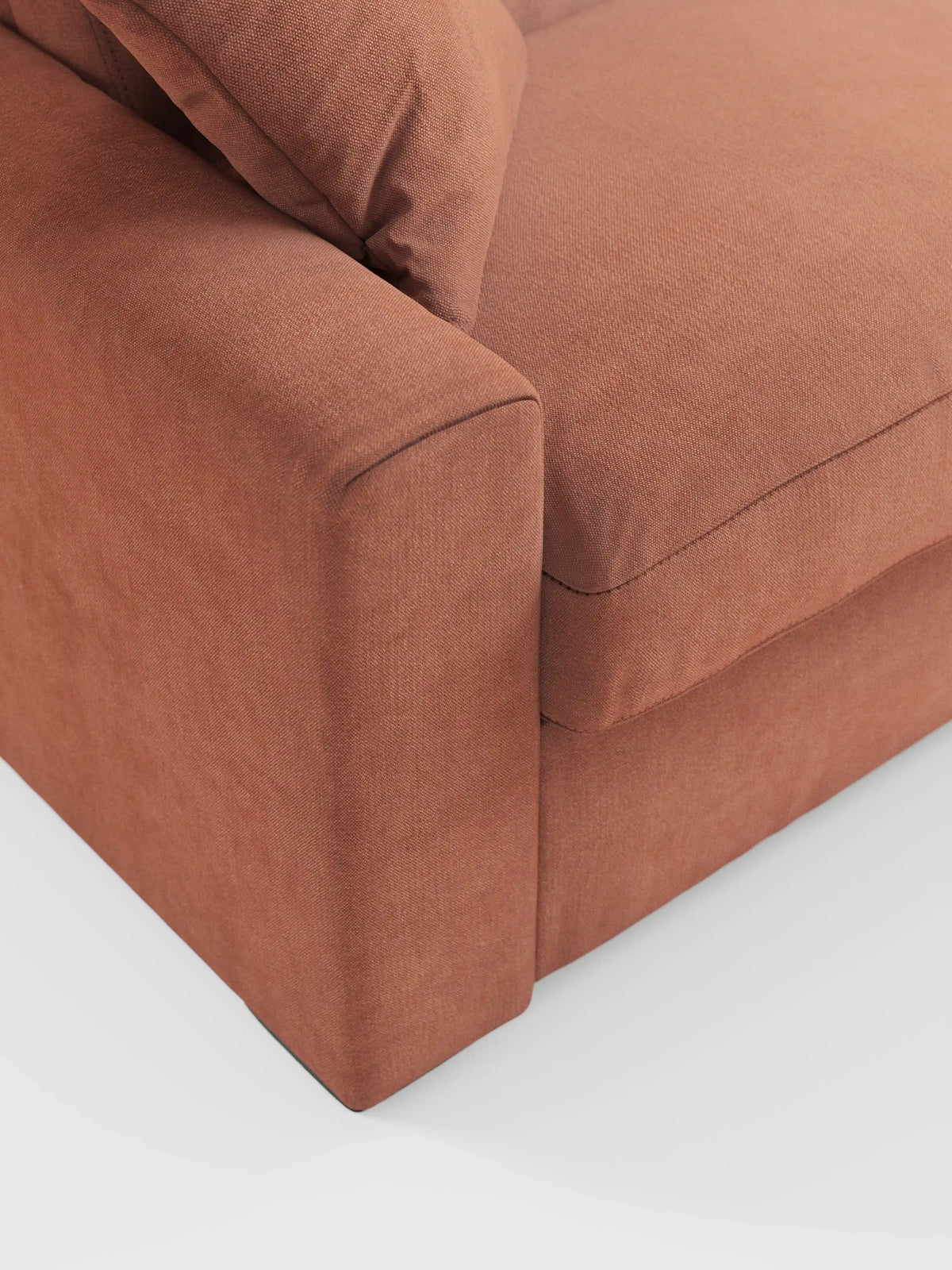 Amber Modernes Schlafsofa aus abwaschbarem grünen Stoff - abziehbar und mit verstellbaren Kopfstützen