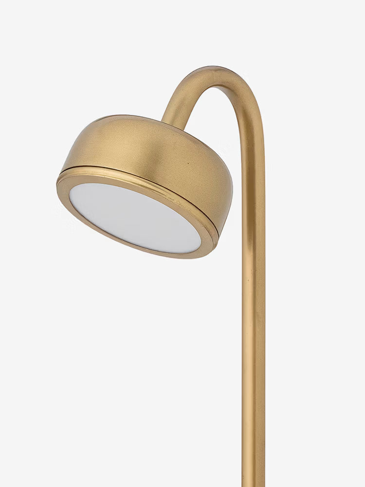 Nico Lampada da tavolo ricaricabile a Led - portatile in ottone dorato