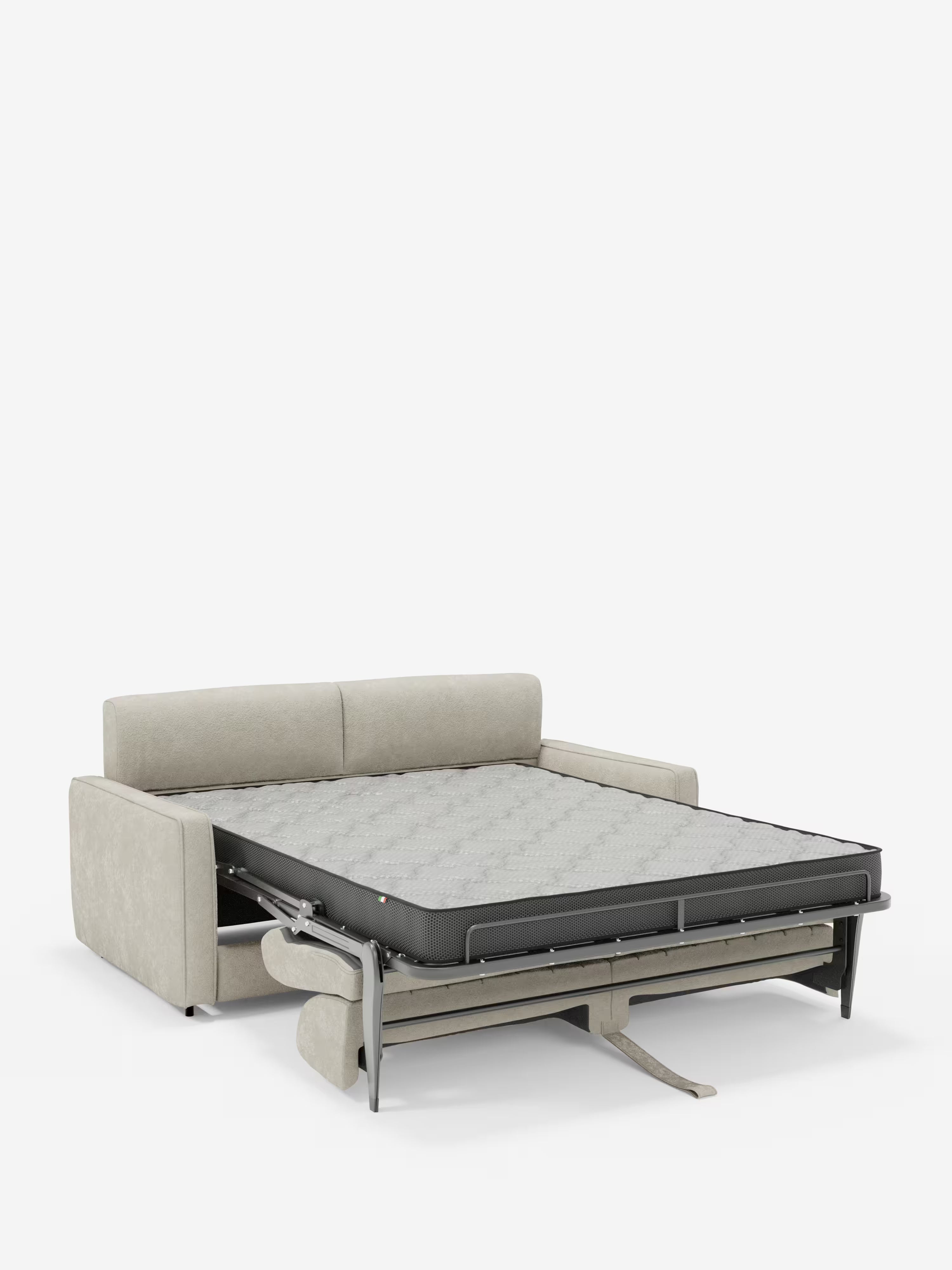 Nivon divano letto moderno 2 e 3 posti - materasso H16 cm e poggiatesta regolabili in tessuto smacchiabile