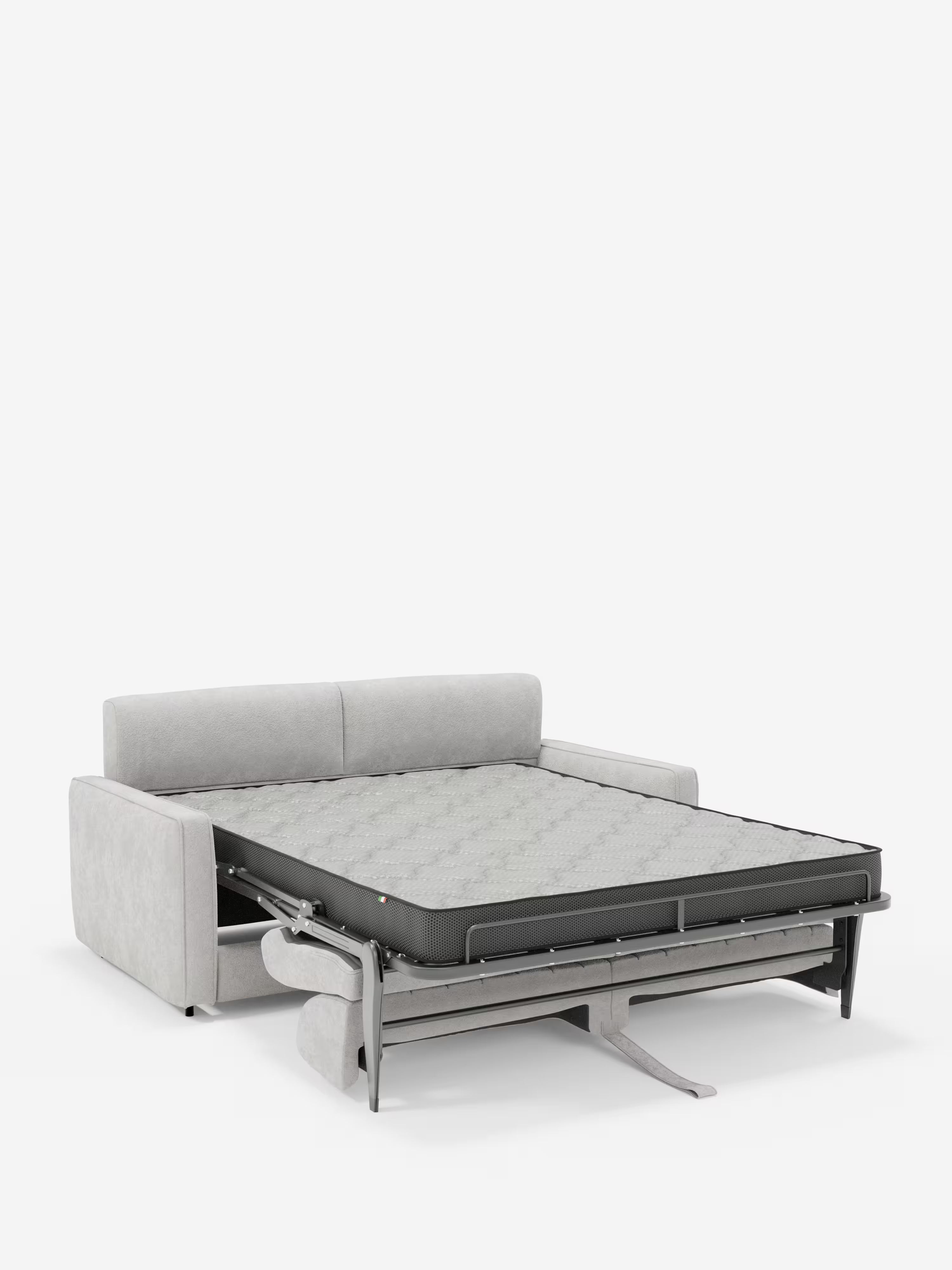 Nivon divano letto moderno 2 e 3 posti - materasso H16 cm e poggiatesta regolabili in tessuto smacchiabile
